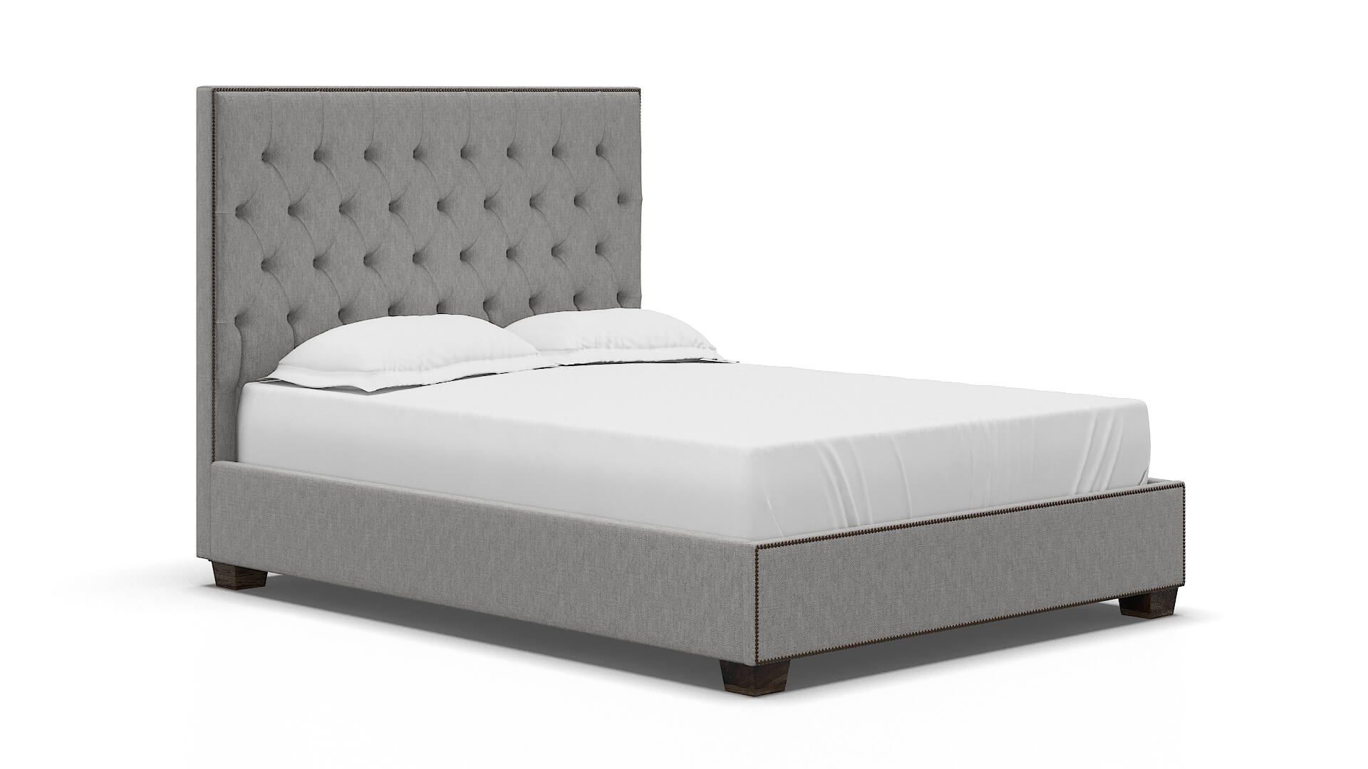 Bellezza Cosmo Steel Bed espresso legs 2