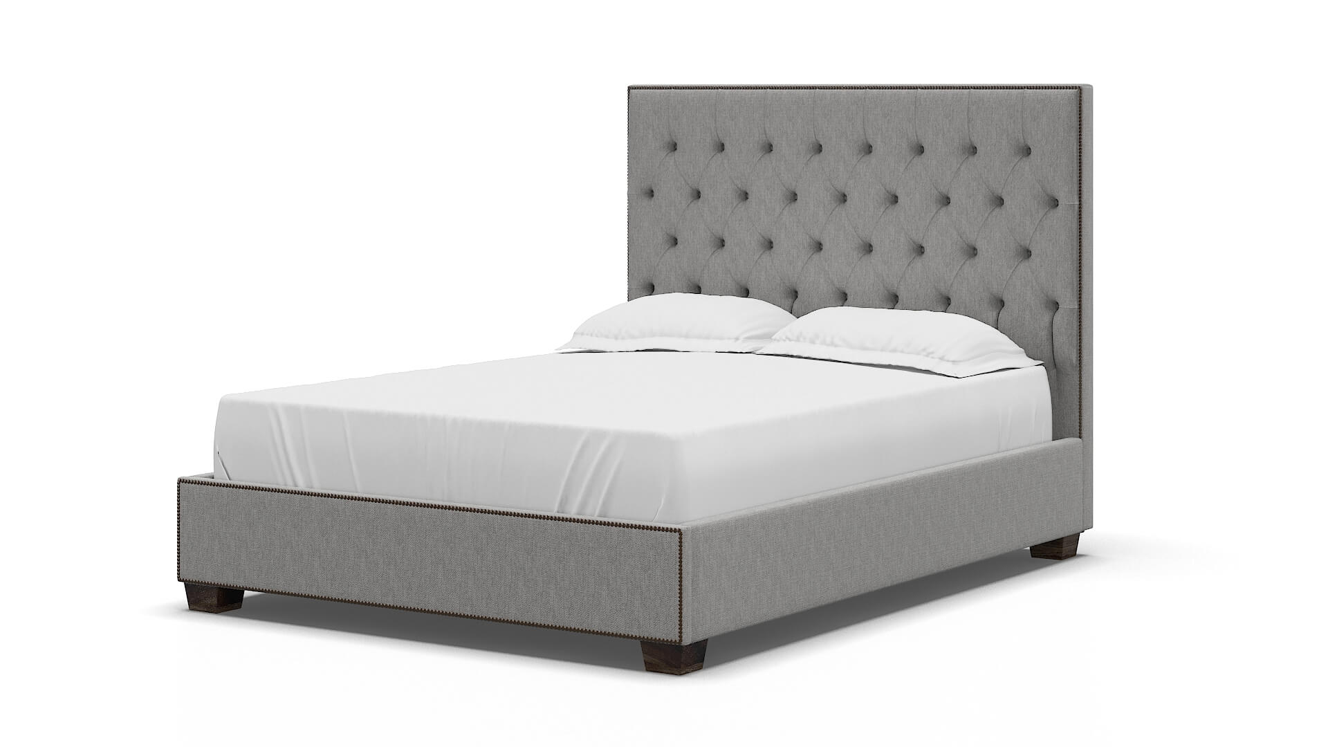 Bellezza Cosmo Steel Bed espresso legs 5