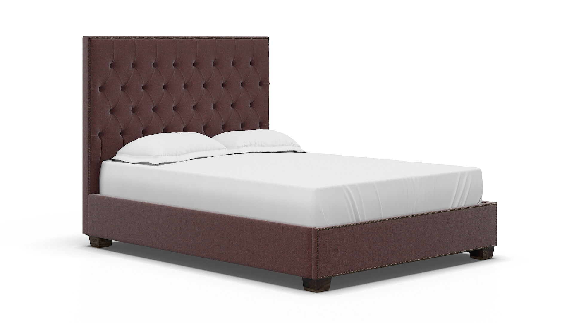 Bellezza Derby Berry Bed espresso legs 2