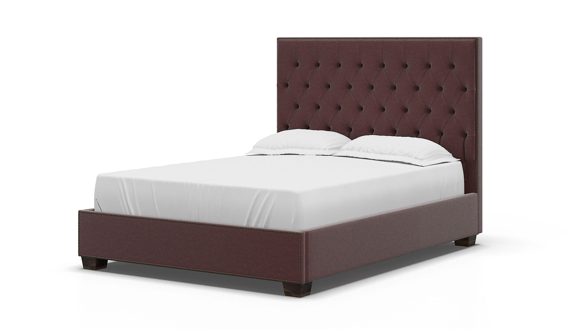 Bellezza Derby Berry Bed espresso legs 5