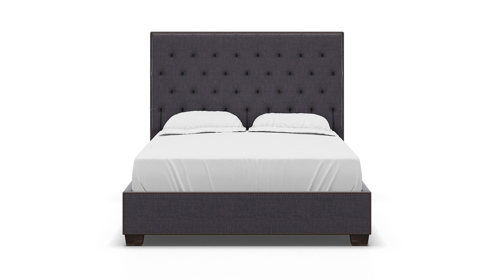 Bellezza Durham Ink Bed espresso legs 1