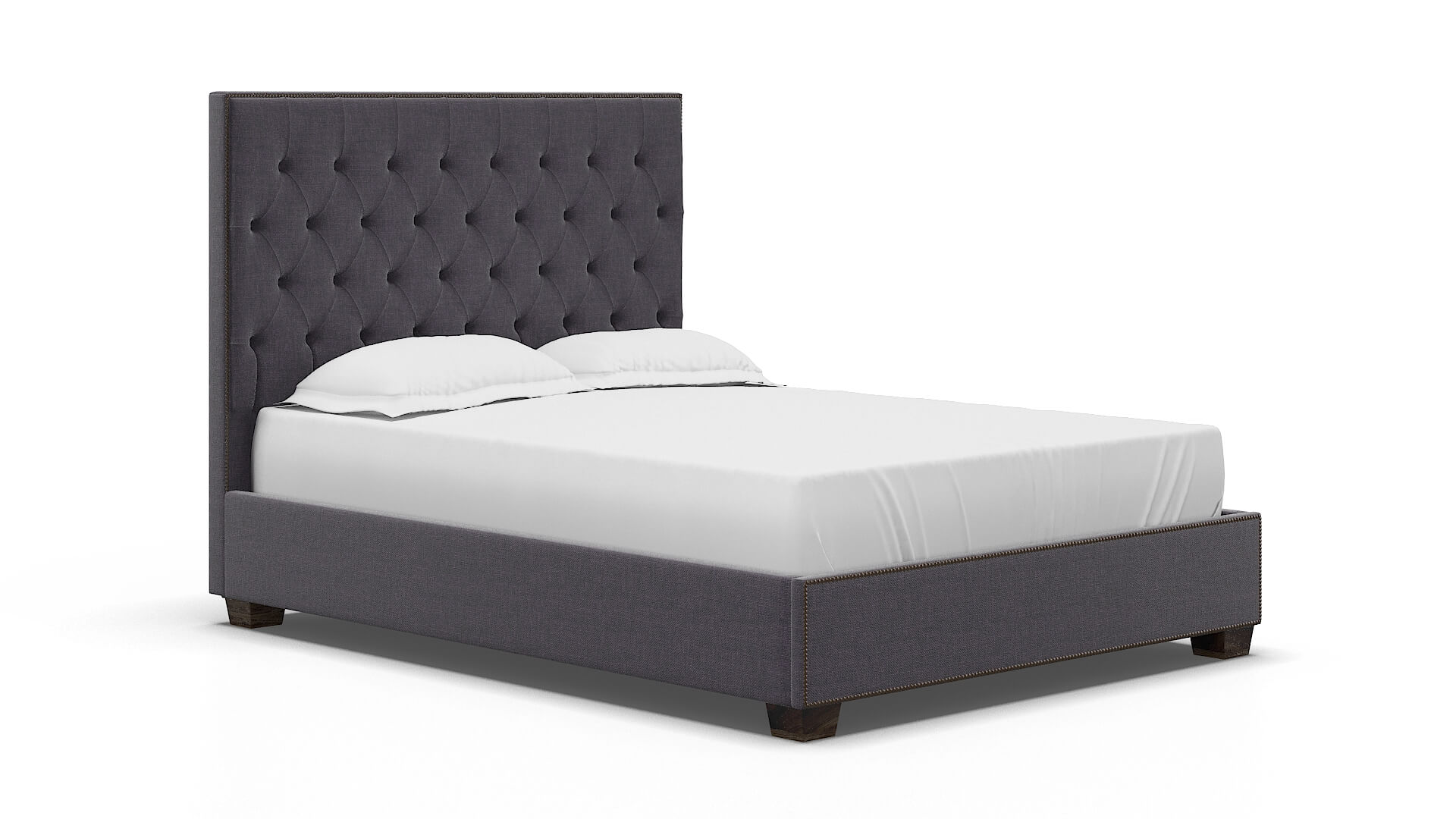 Bellezza Durham Ink Bed espresso legs 2