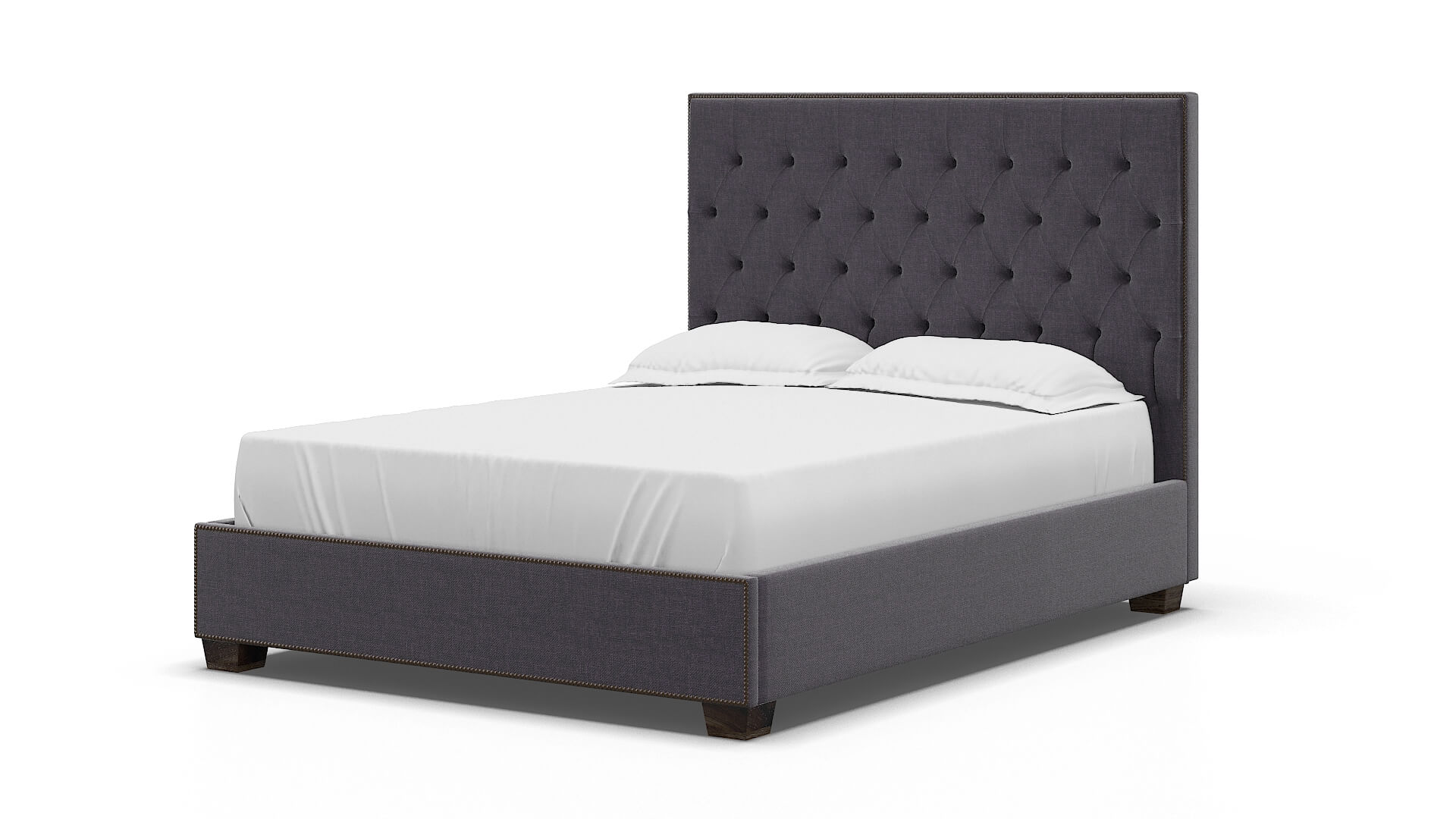 Bellezza Durham Ink Bed espresso legs 5