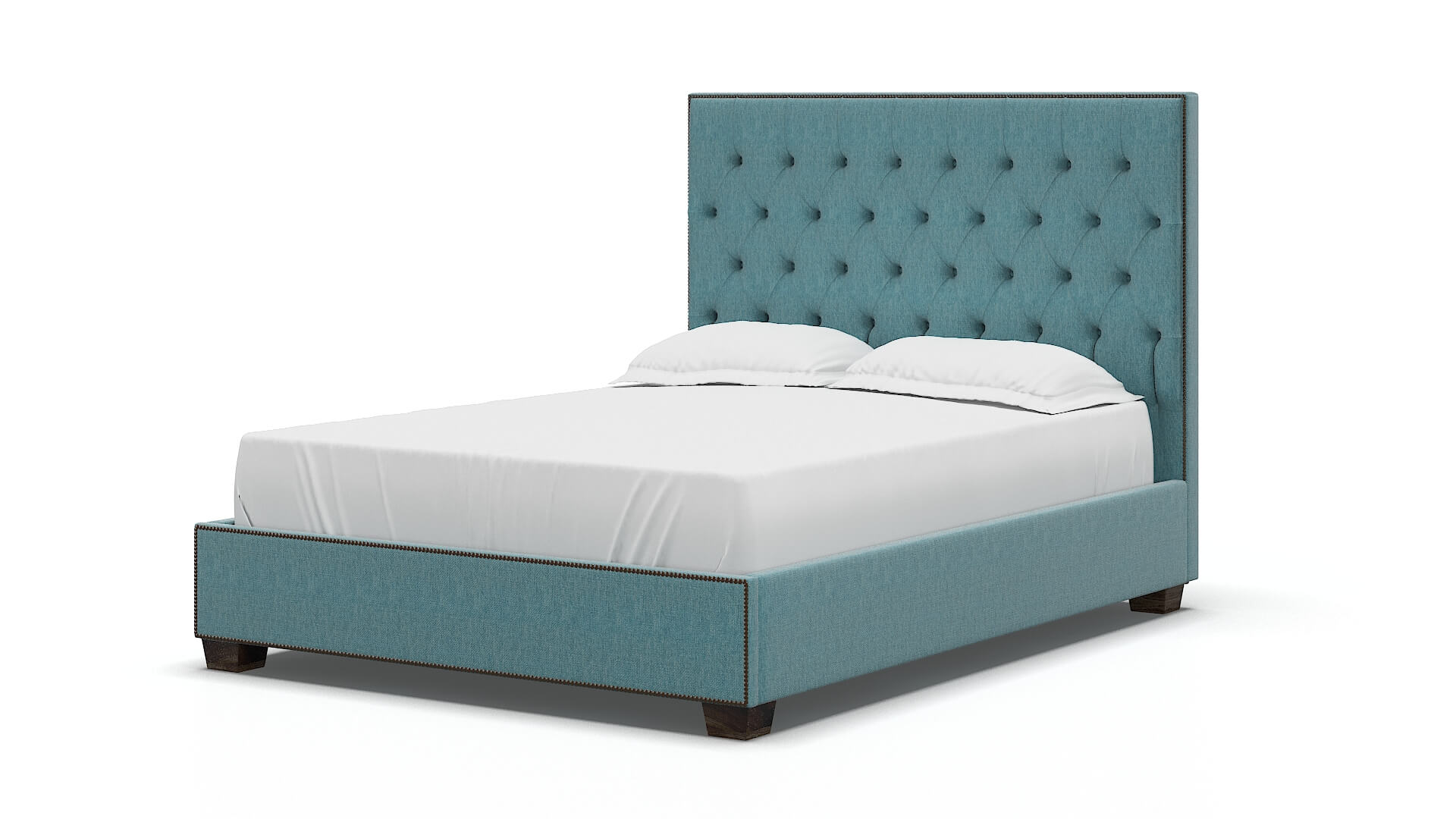 Bellezza Durham Pine Bed espresso legs 5