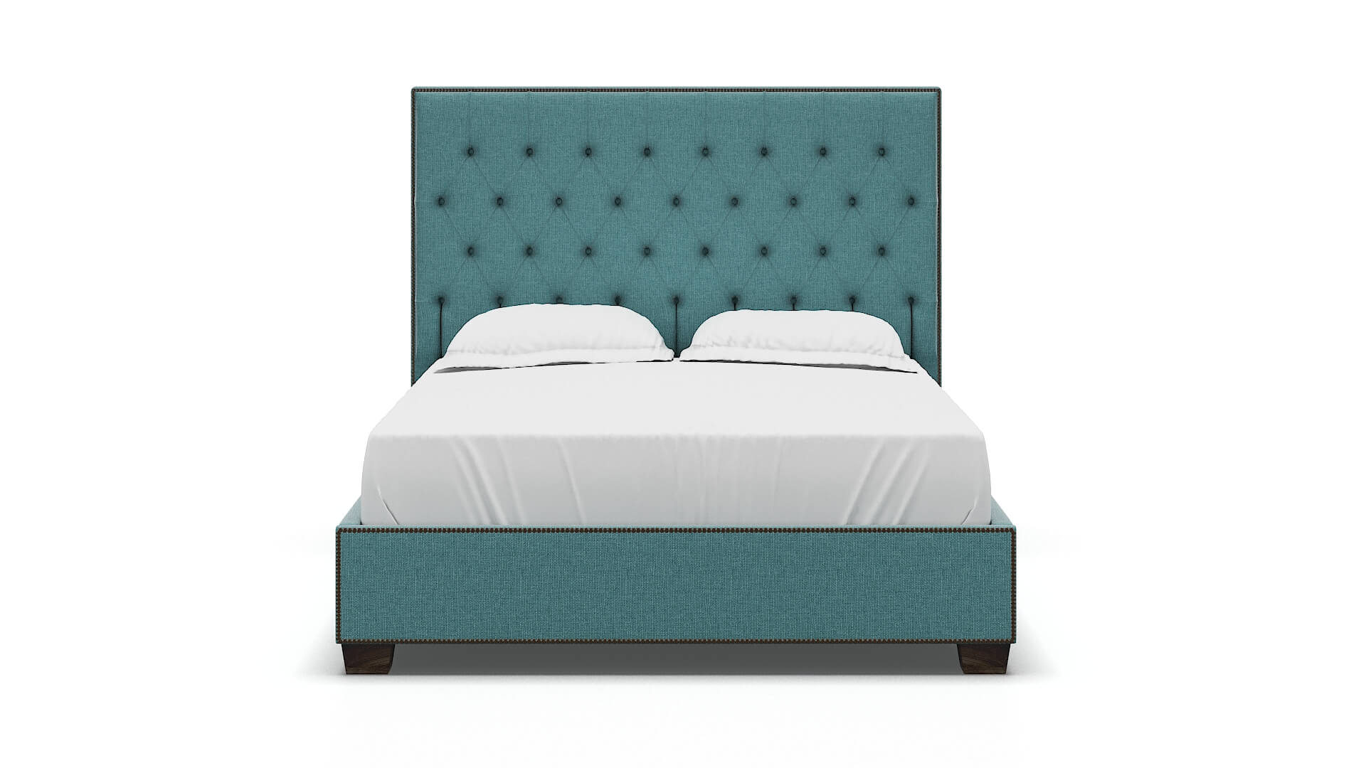 Bellezza Hepburn_hrp Emerald Bed espresso legs 1