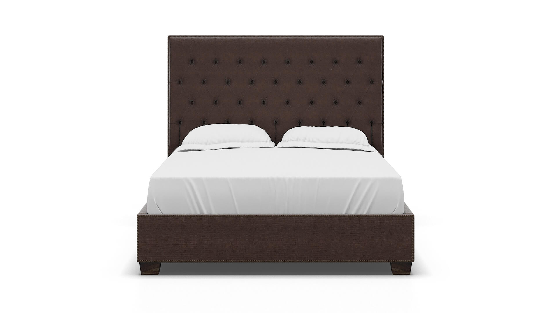 Bellezza Insight Cafe Bed espresso legs 1