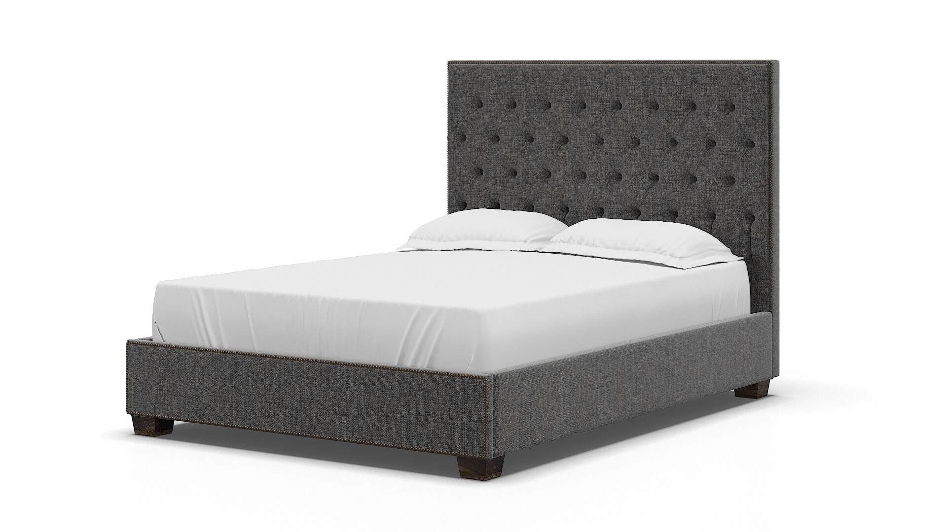 Bellezza Insight Charcoal Bed espresso legs 5