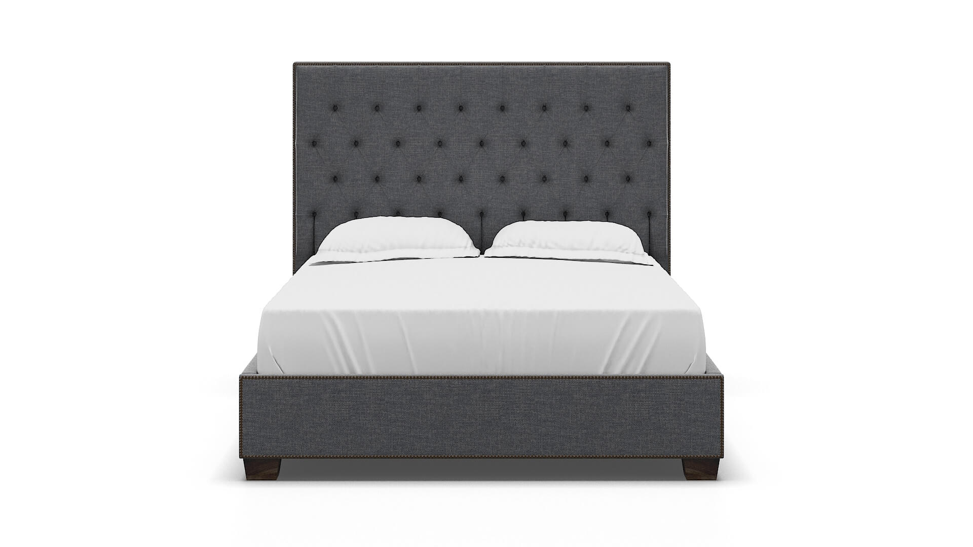 Bellezza Lana Onyx Bed espresso legs 1