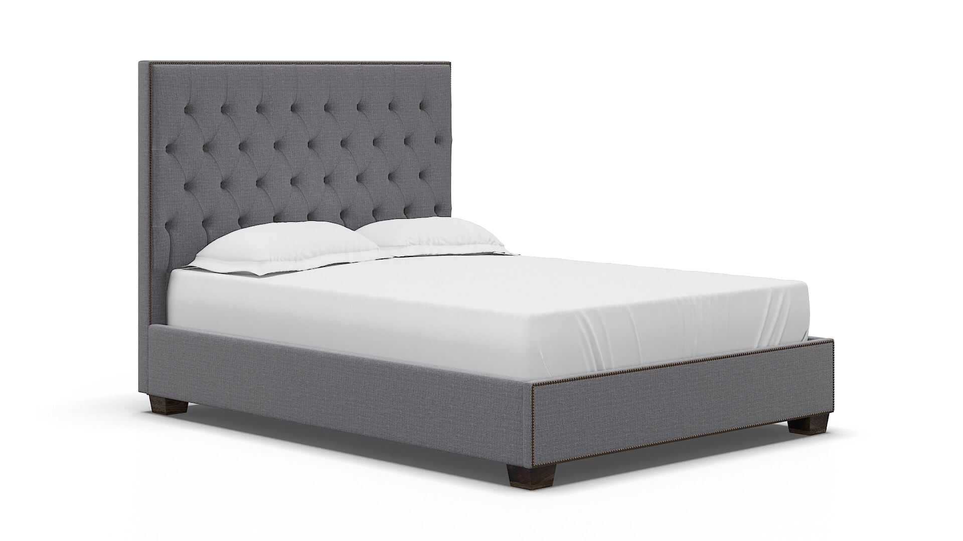Bellezza Parker Ash Bed espresso legs 2