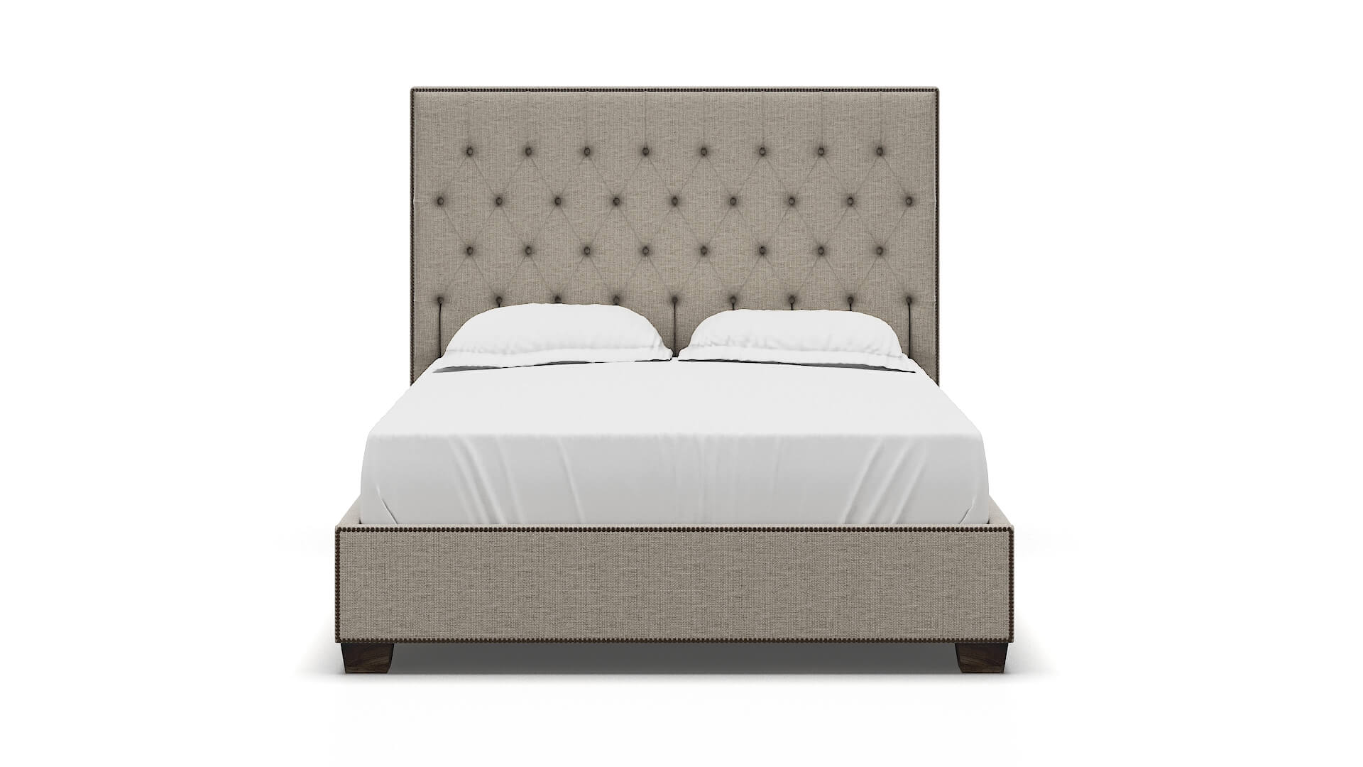 Bellezza Parker Wheat Bed espresso legs 1