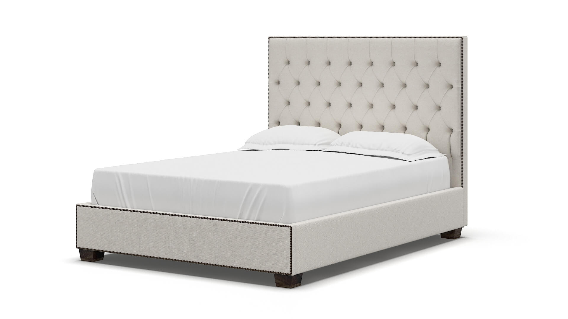Bellezza Redondo Pearl Bed espresso legs 5