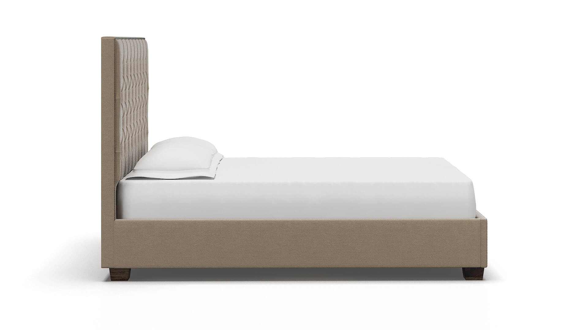 Bellezza Rocket Cappuccino Bed espresso legs 3