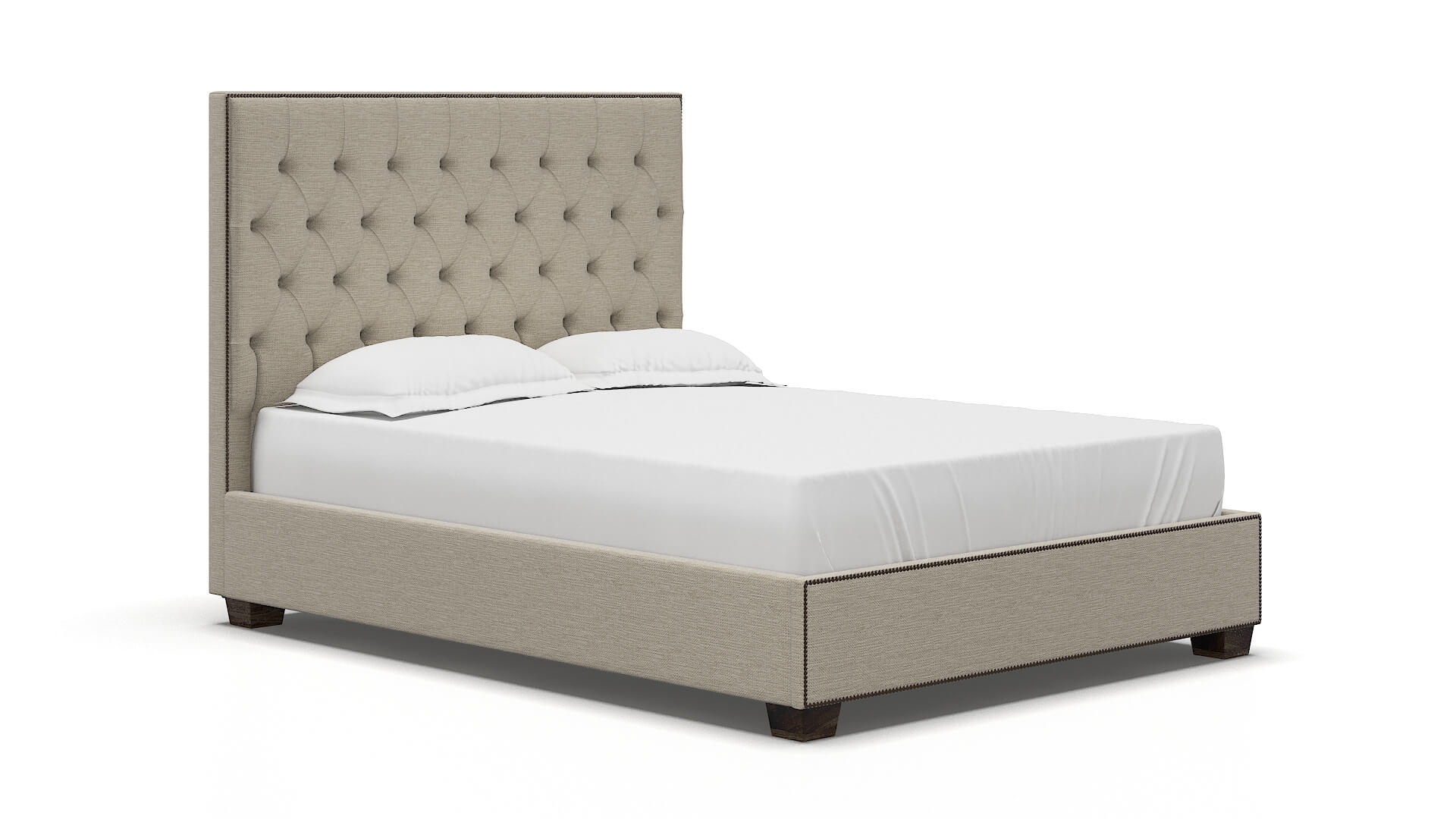 Bellezza Rocket Dove Bed espresso legs 2