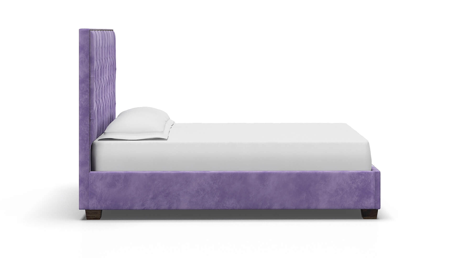Bellezza Royale Lavender Bed espresso legs 3