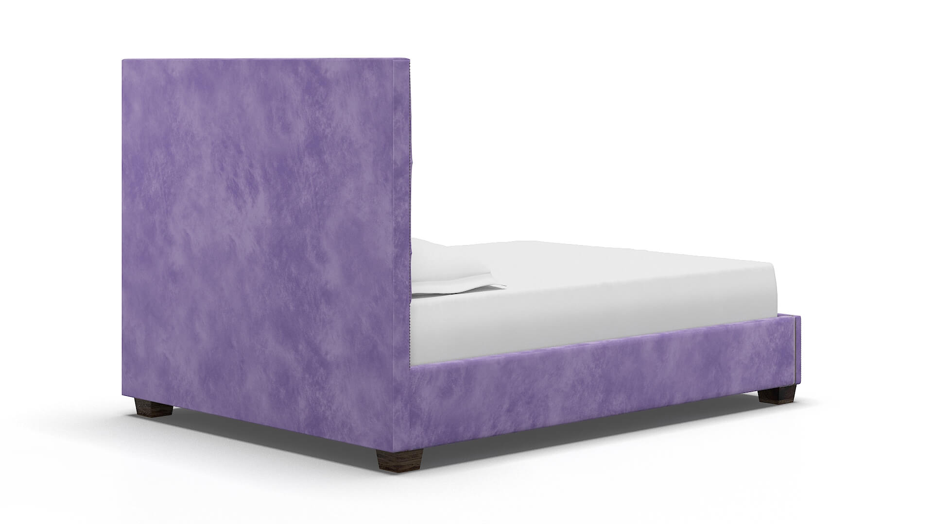 Bellezza Royale Lavender Bed espresso legs 4