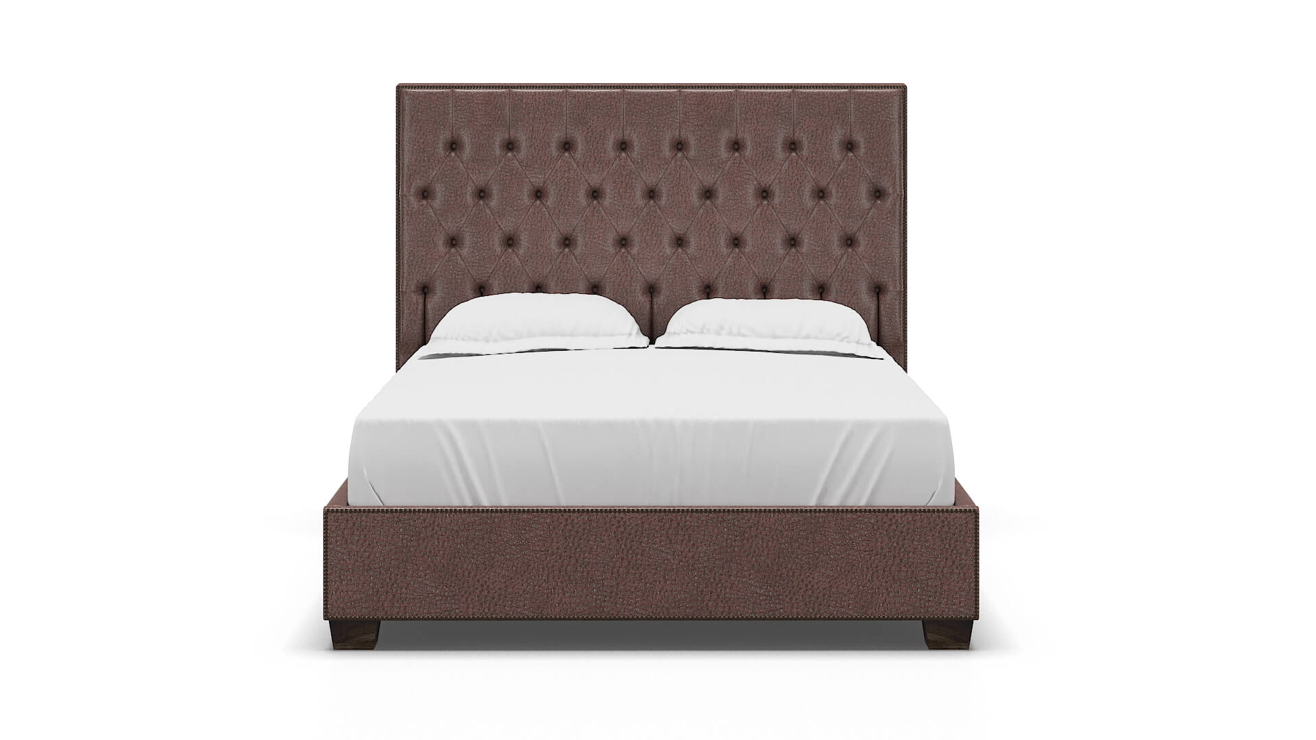 Bellezza Royale Mocha Bed espresso legs 1