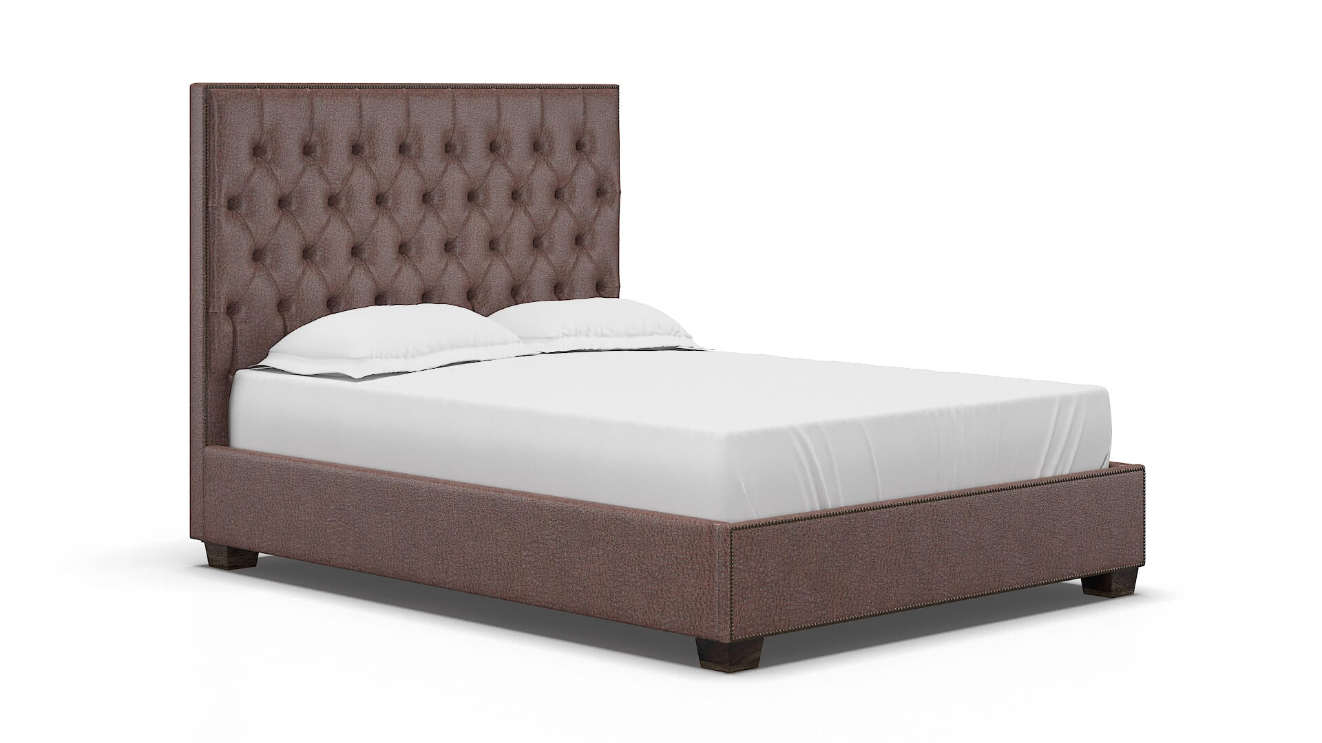Bellezza Royale Mocha Bed espresso legs 2