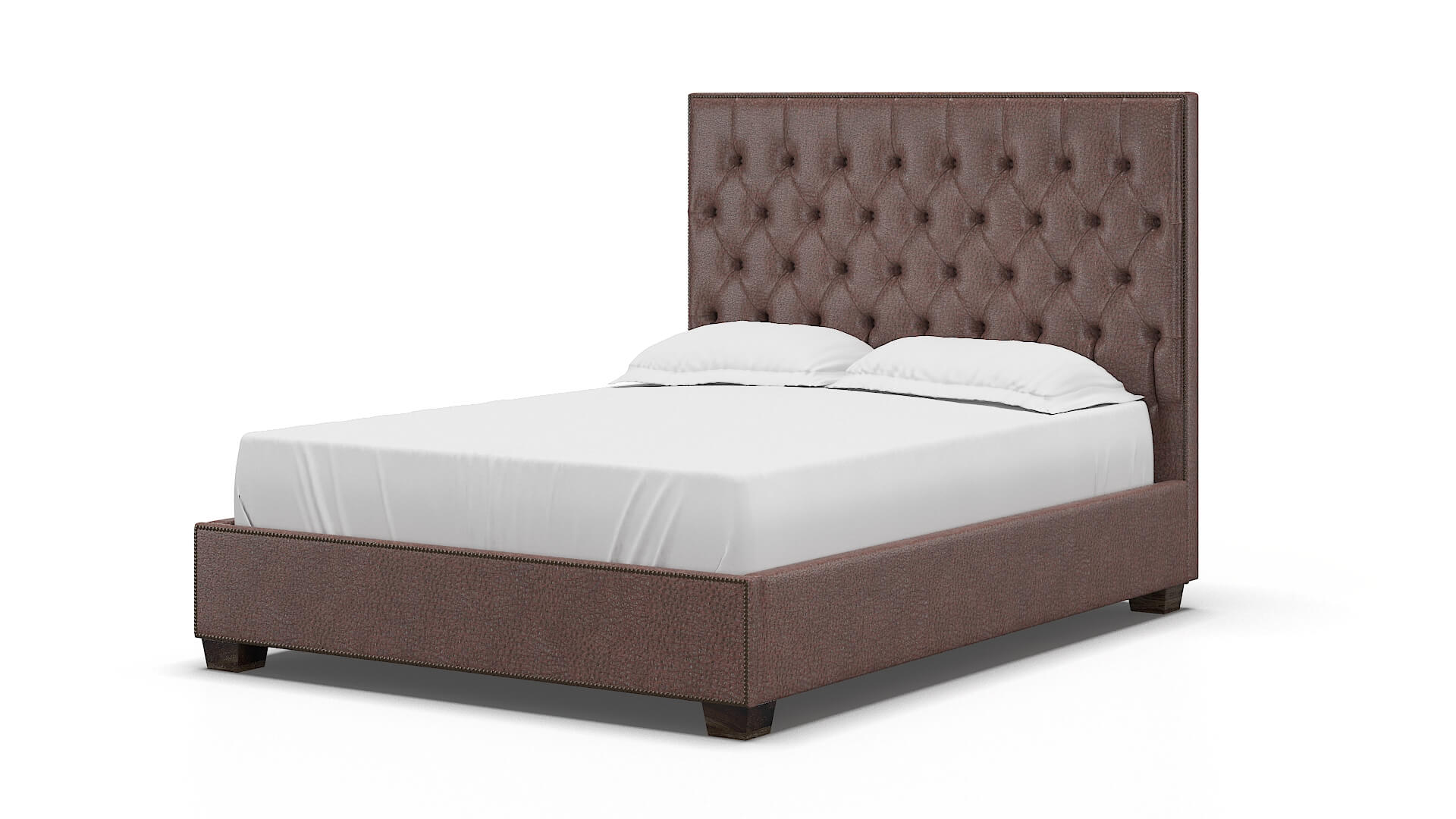 Bellezza Royale Mocha Bed espresso legs 5
