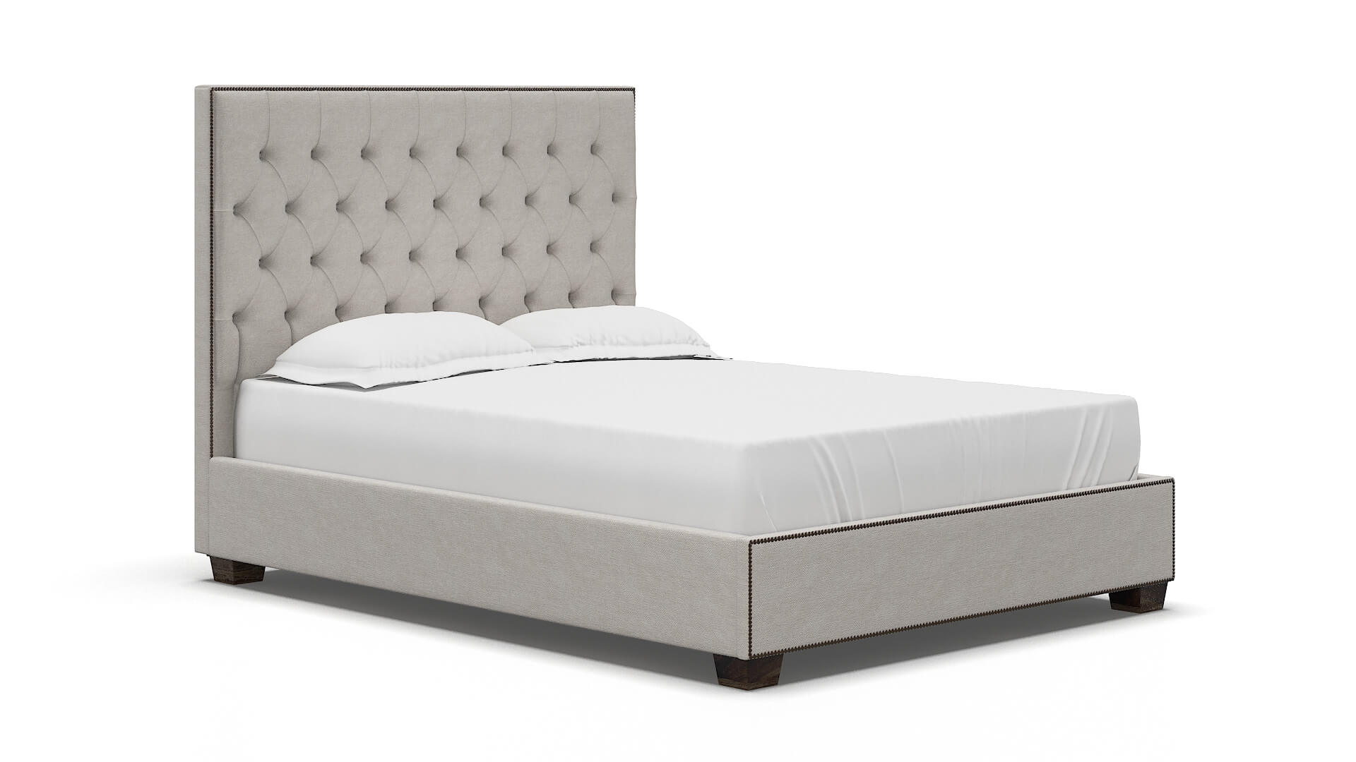 Bellezza Suave Dove Bed espresso legs 2