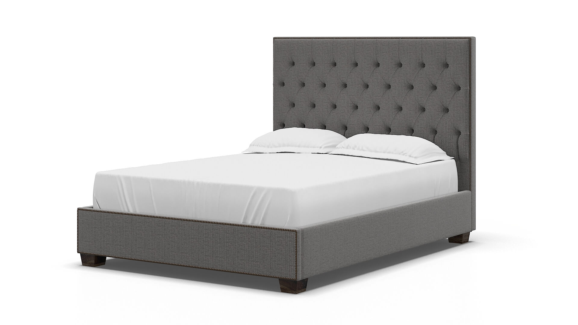 Bellezza Terrain Oatmeal Bed espresso legs 5