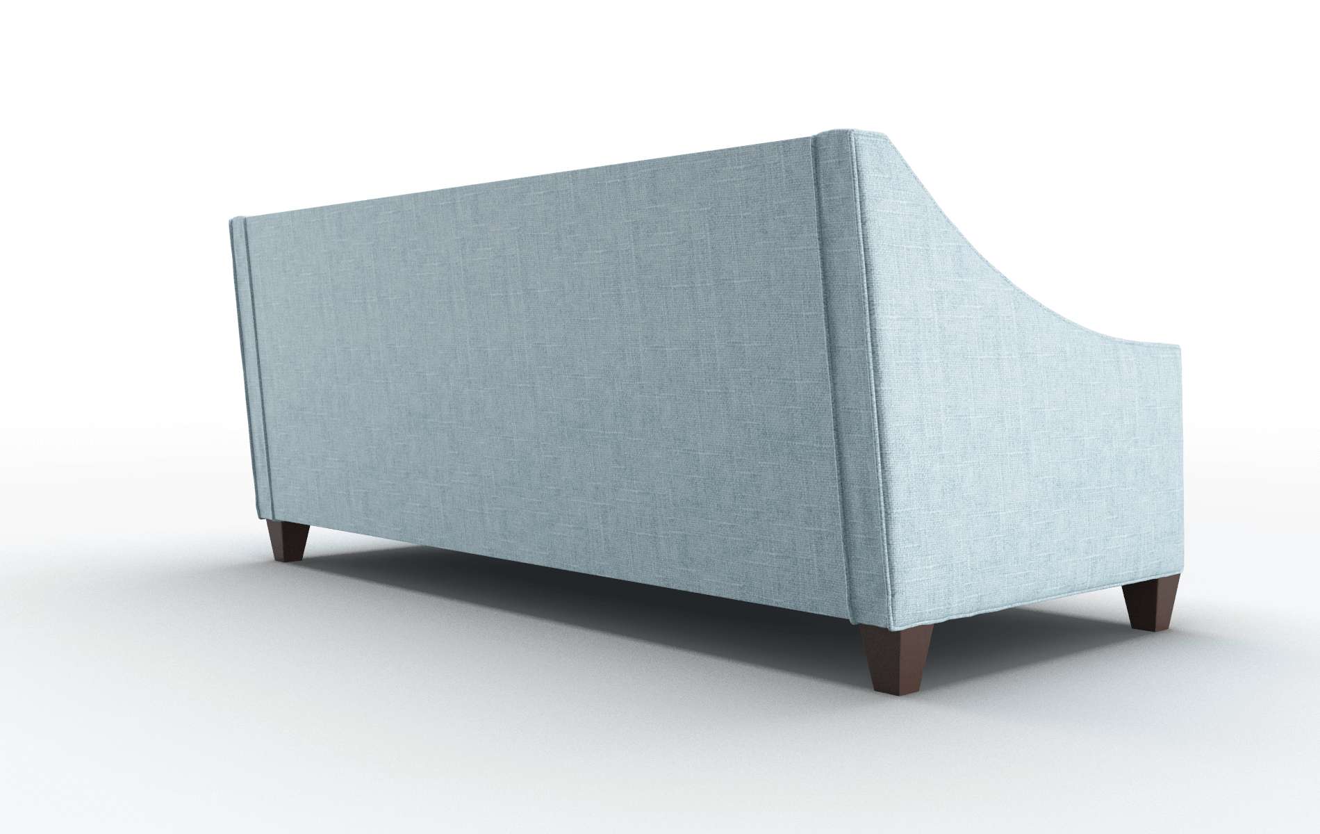 Berlin Atlas Turquoise Sofa espresso legs 5