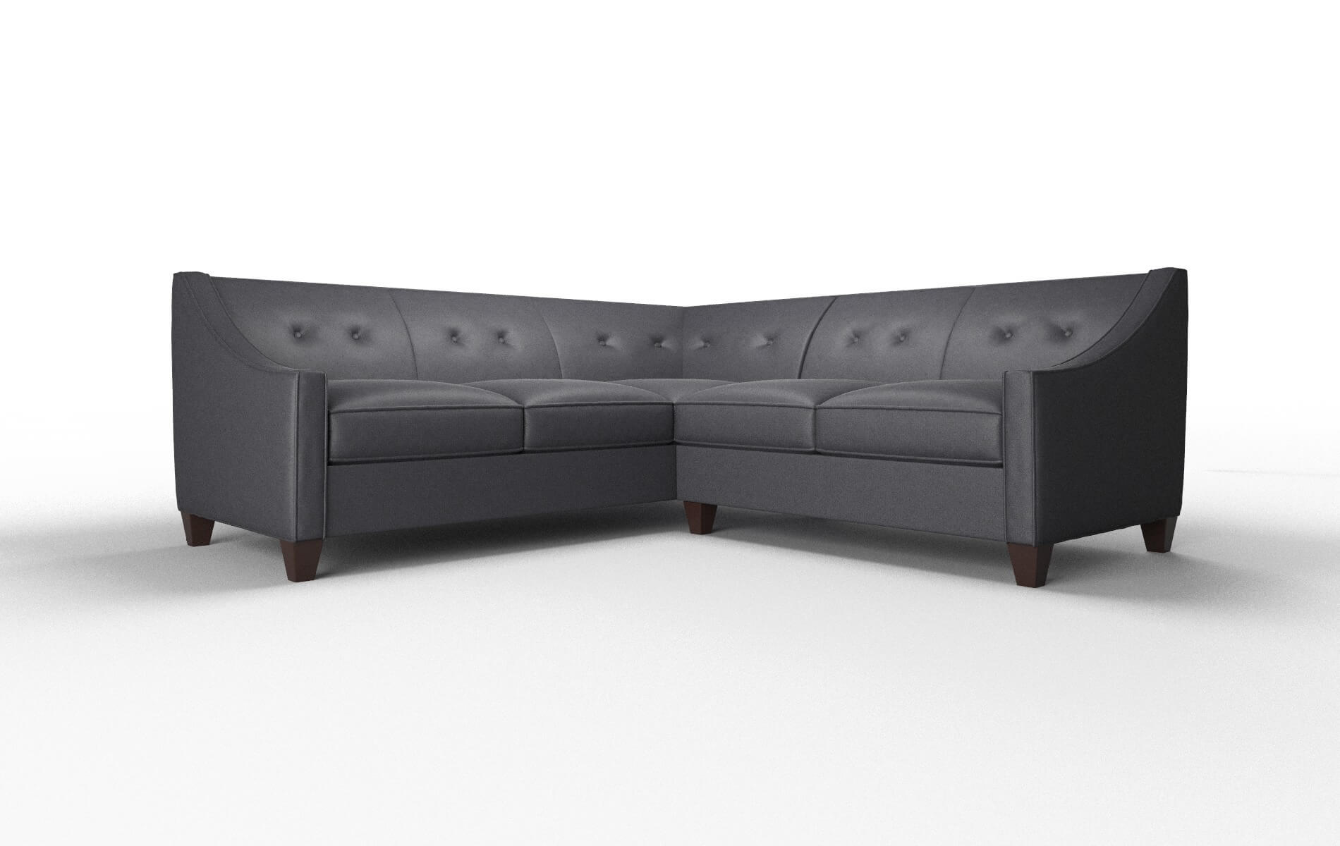 Berlin Atlas_plz Navy Sectional espresso legs 1