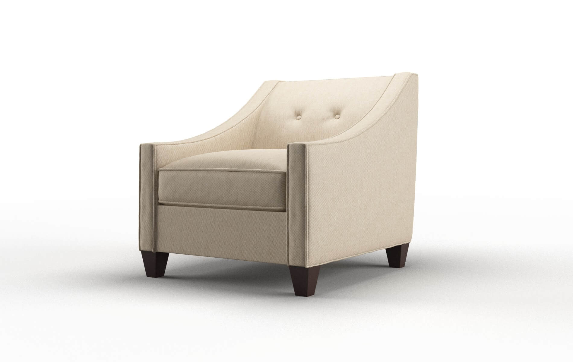 Berlin Avenger Burlap Chair espresso legs 4