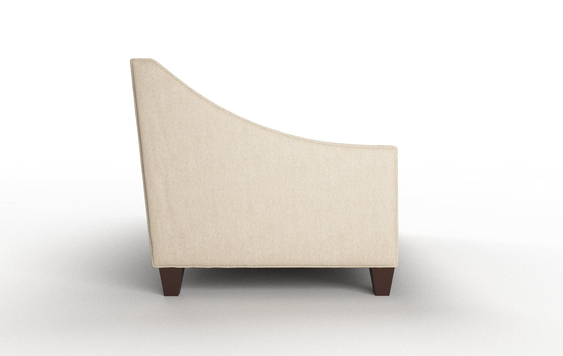 Berlin Avenger Burlap Sofa espresso legs 3