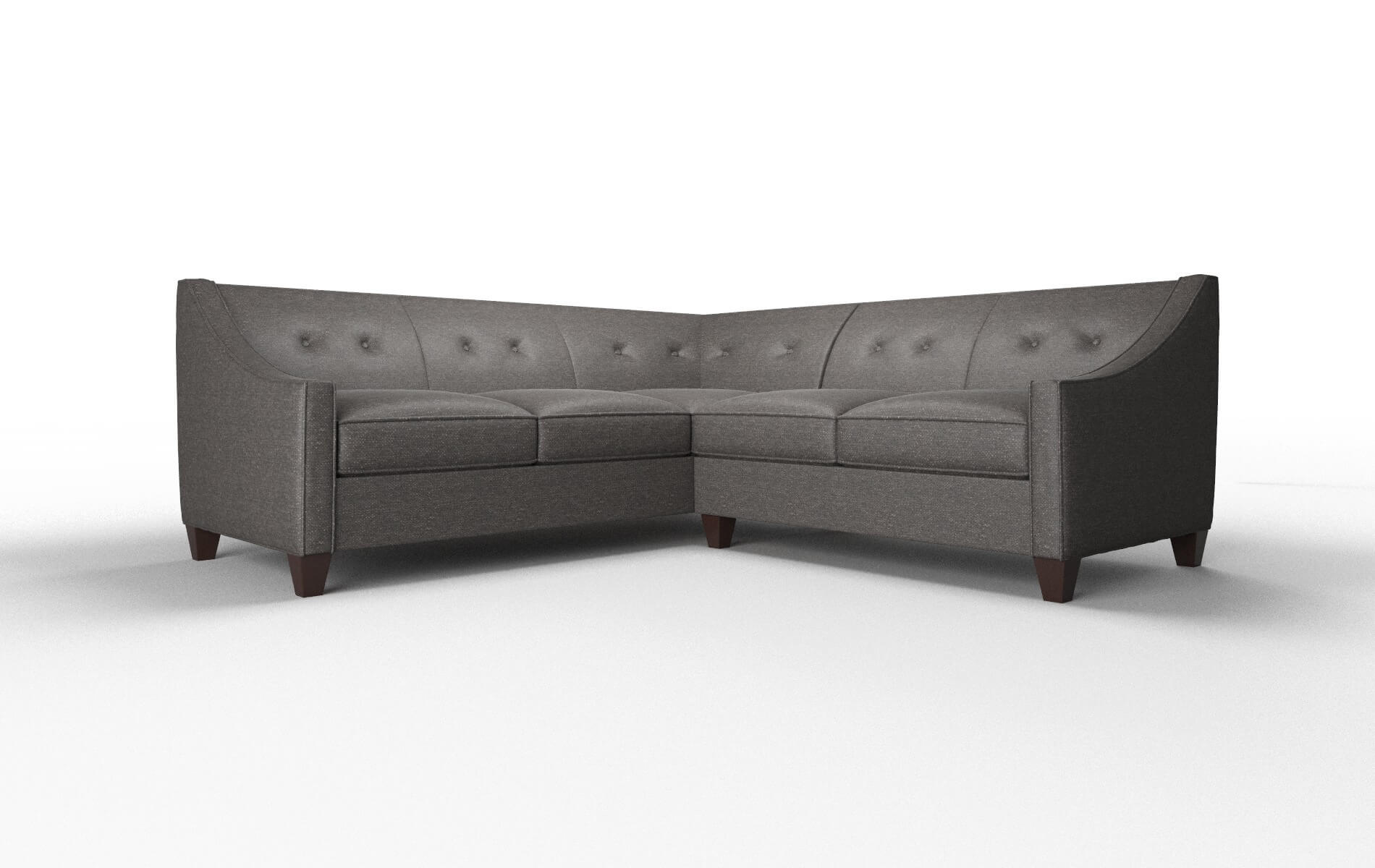 Berlin Avenger Denim Sectional espresso legs 1