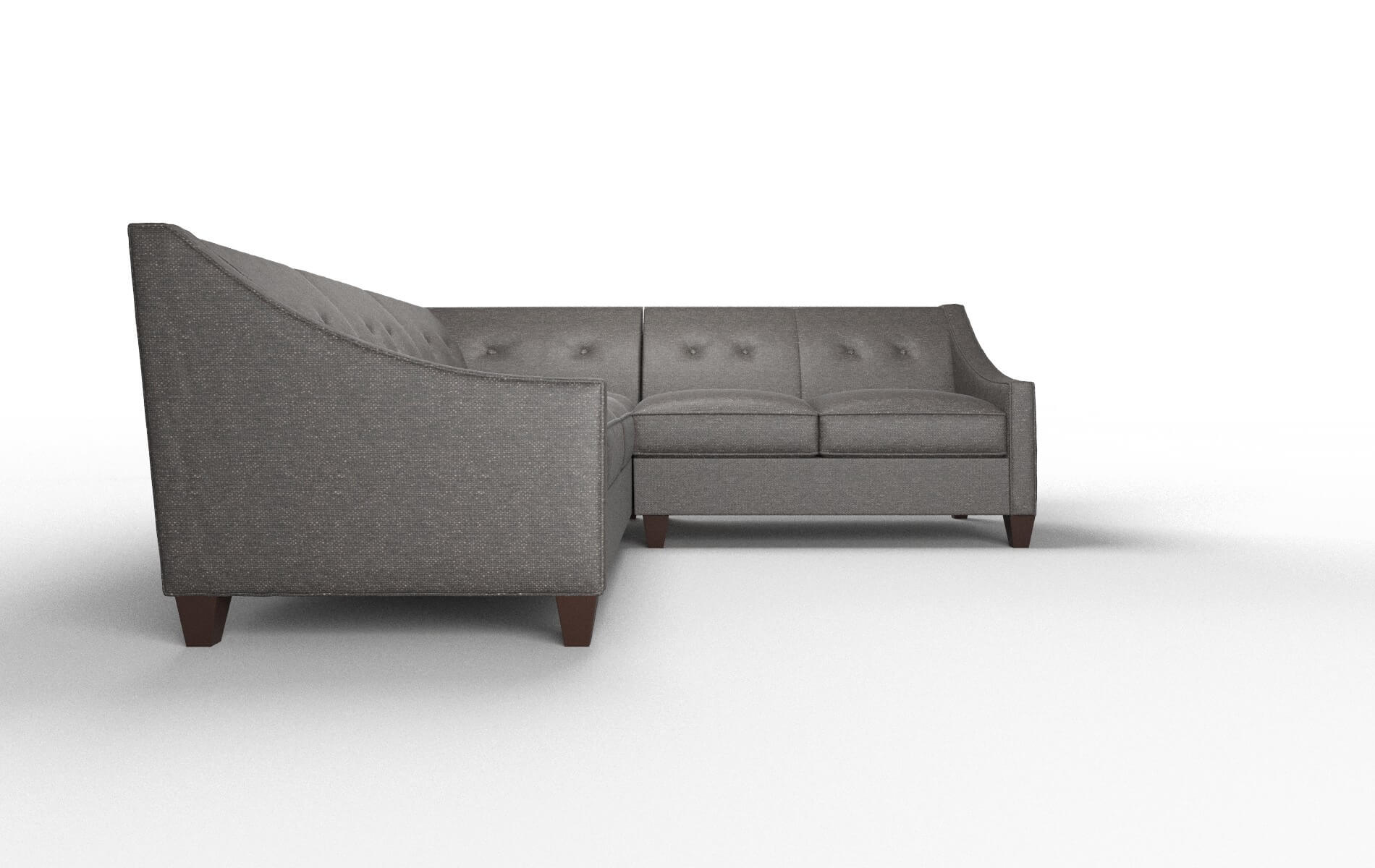 Berlin Avenger Denim Sectional espresso legs 2
