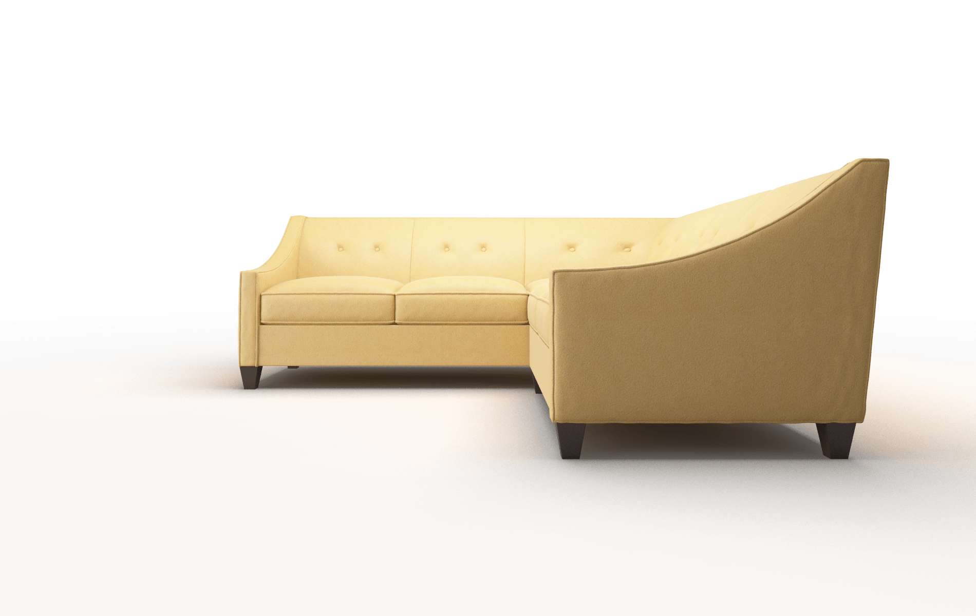 Berlin Bella Amber Sectional espresso legs 5