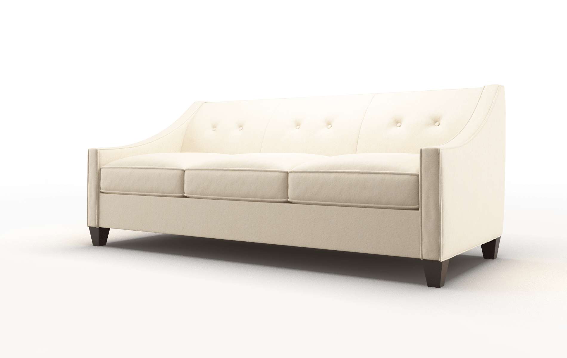 Berlin Bella Buckwheat Sofa espresso legs 4