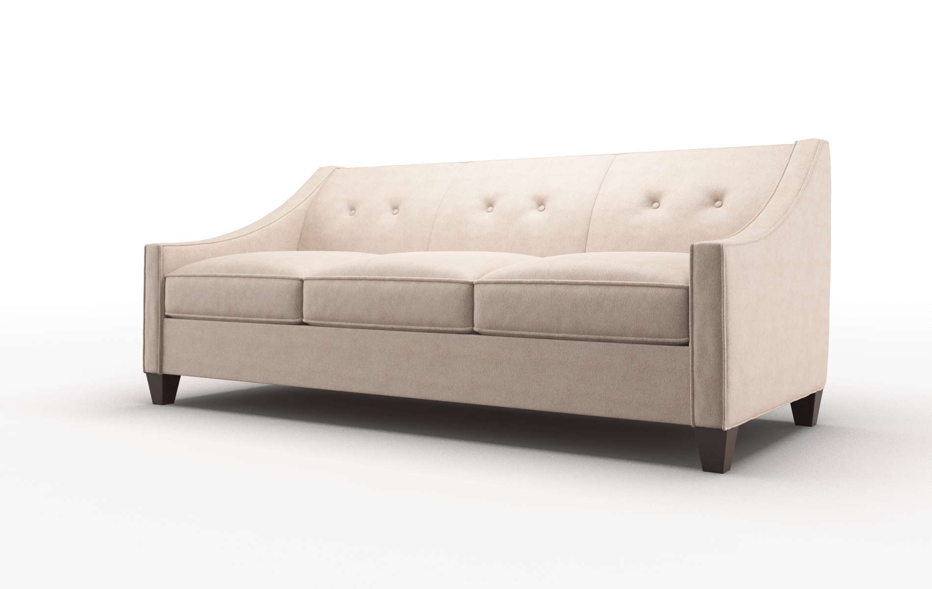 Berlin Bella Pewter Sofa espresso legs 4