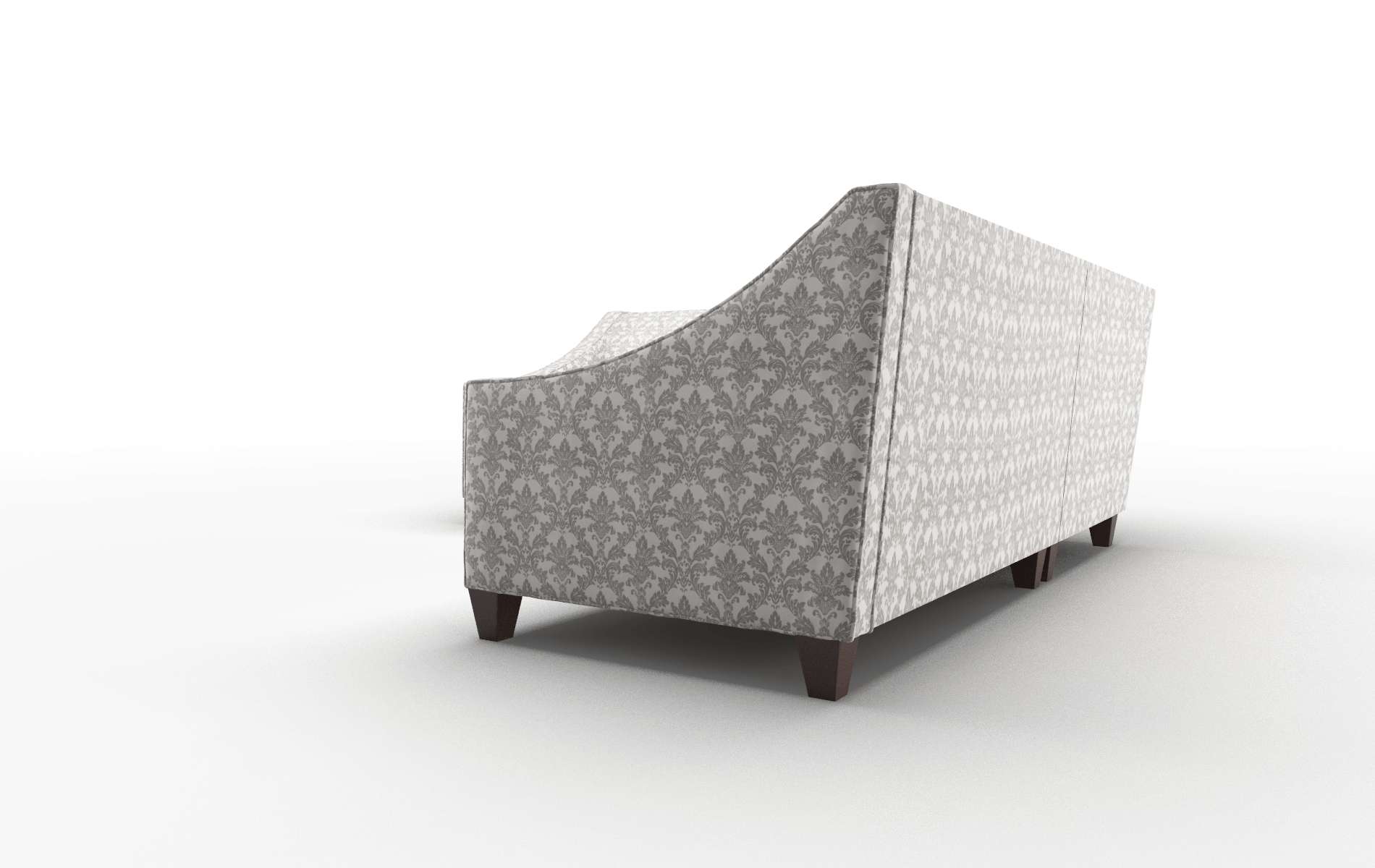 Berlin Bergamo Dove Sectional espresso legs 4