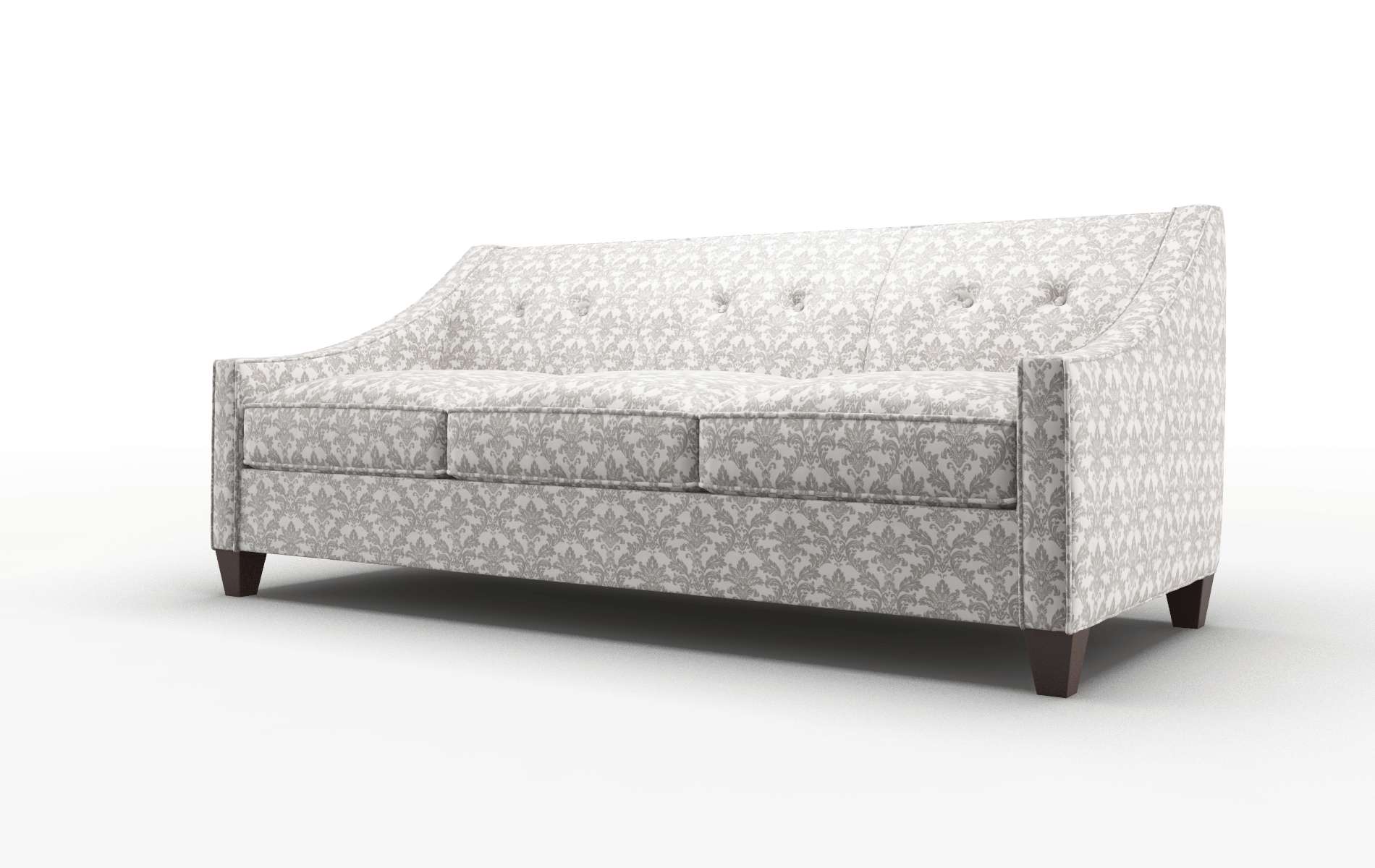 Berlin Bergamo Dove Sofa espresso legs 4