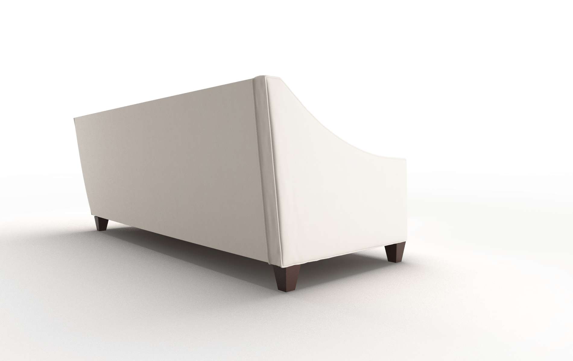 Berlin Blanche Milky Sectional espresso legs 3
