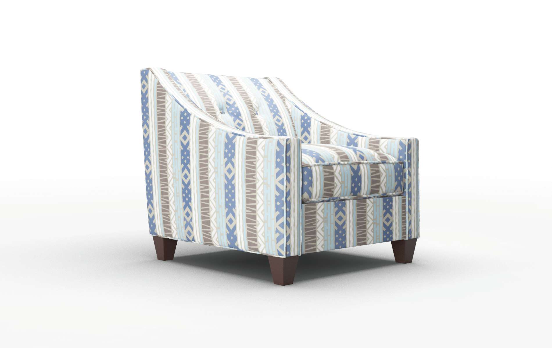 Berlin Bodhi Indigo Chair espresso legs 2