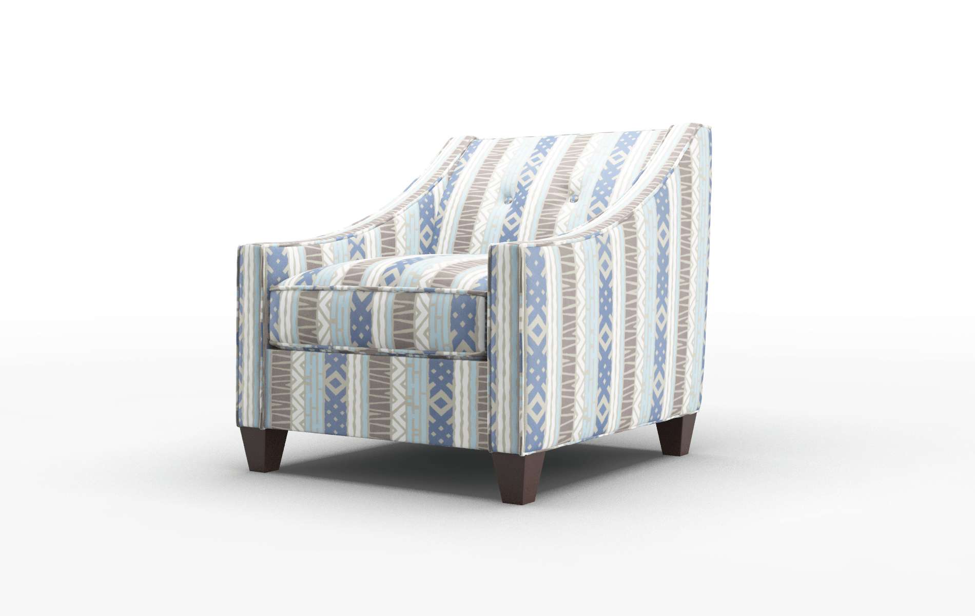Berlin Bodhi Indigo Chair espresso legs 4