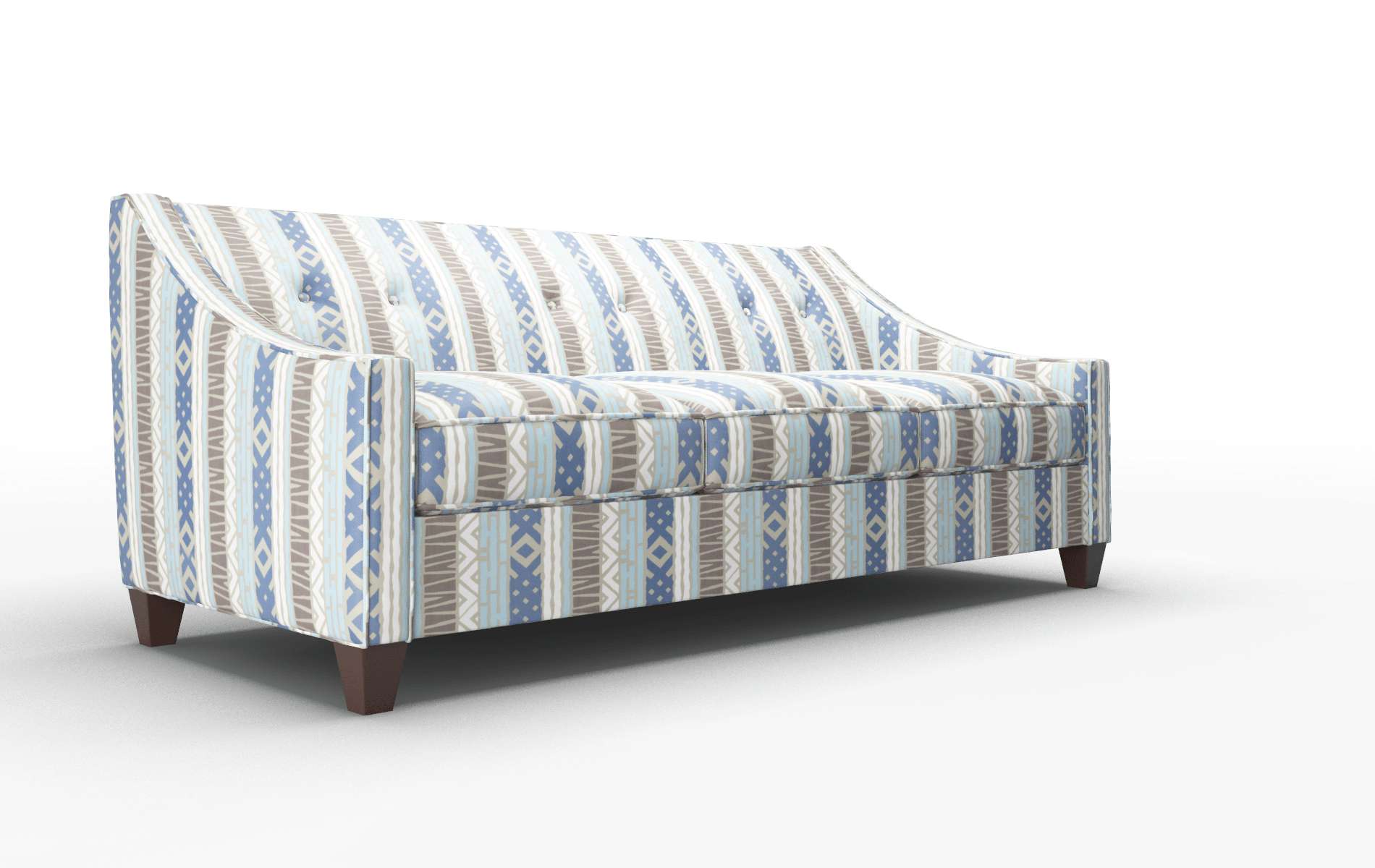 Berlin Bodhi Indigo Sofa espresso legs 2