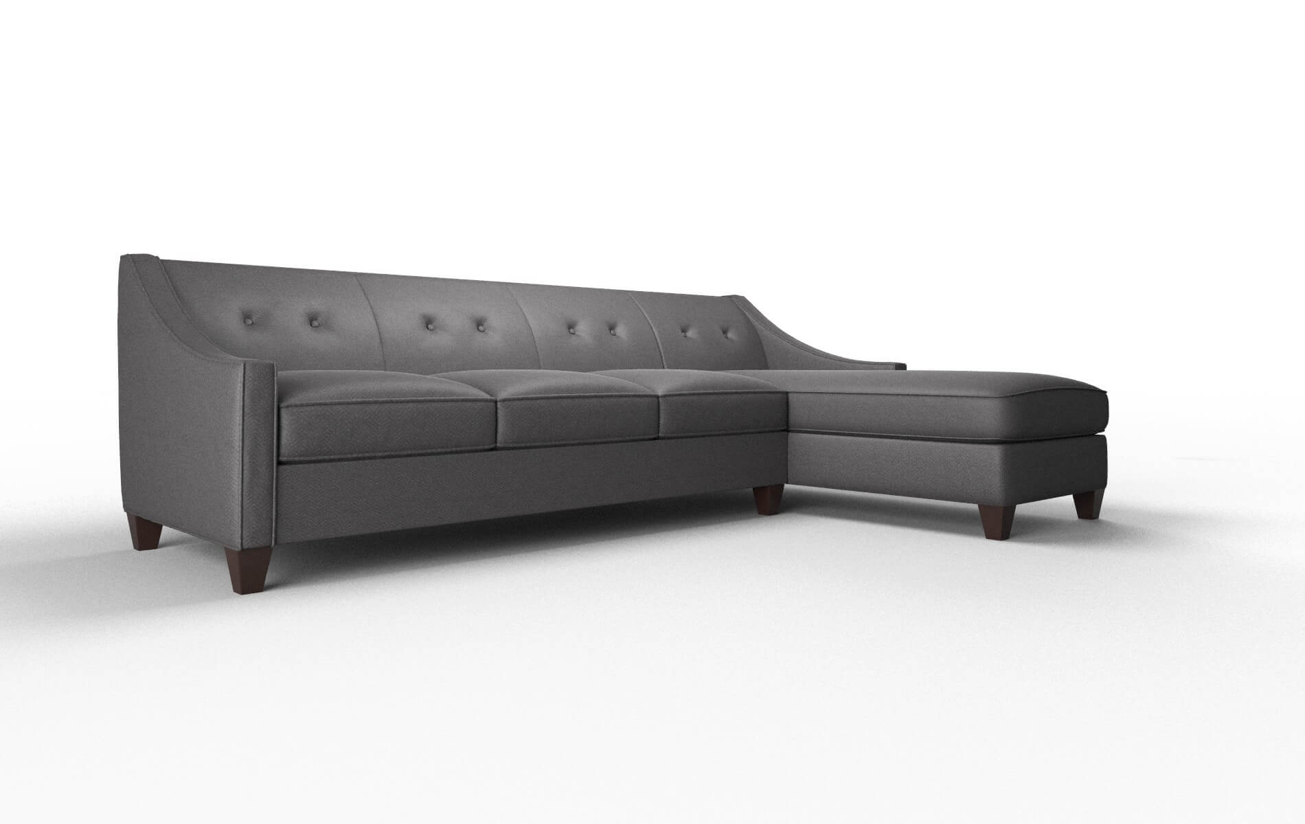 Berlin Catalina Charcoal Panel espresso legs 2