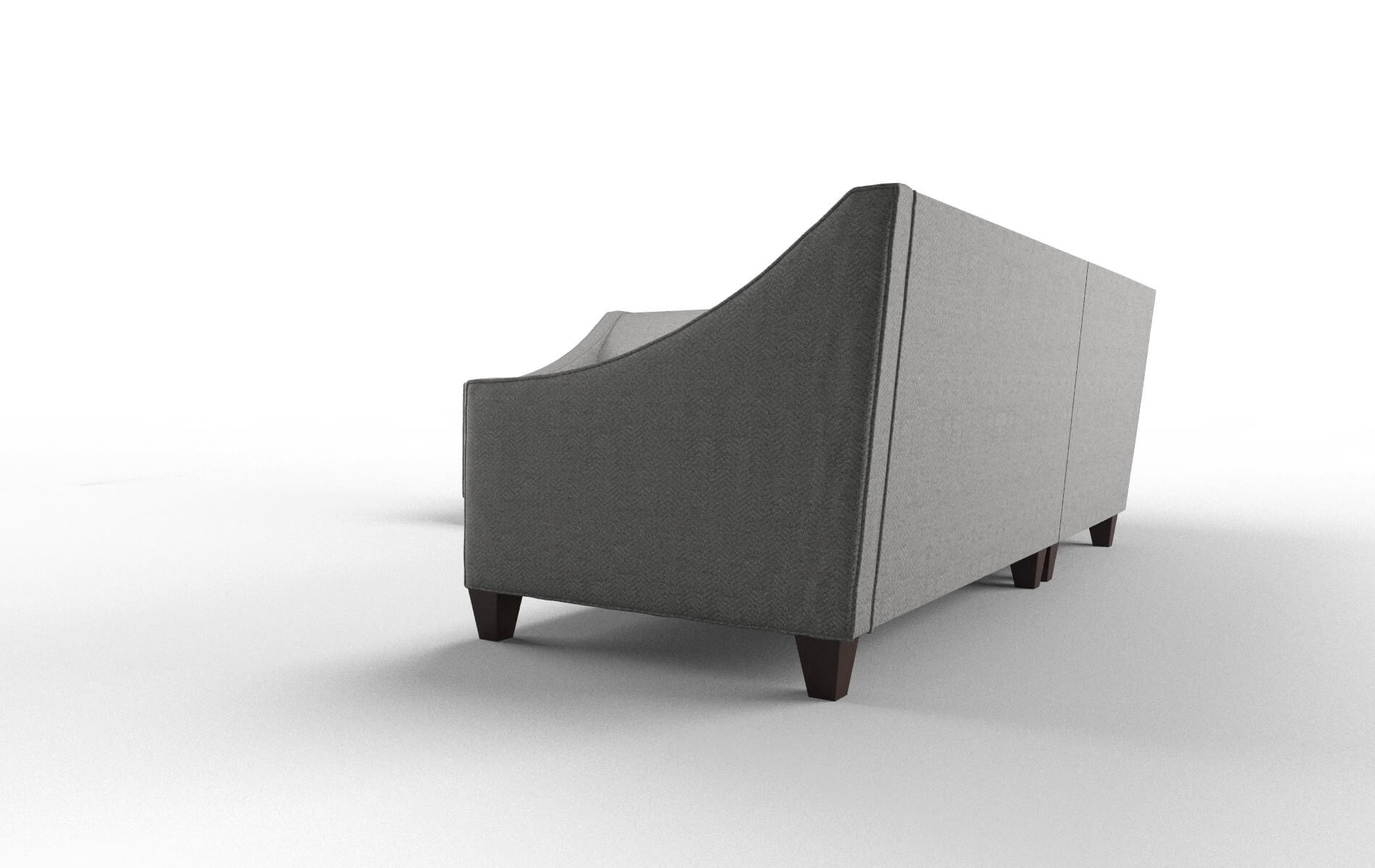 Berlin Catalina Steel Sectional espresso legs 4