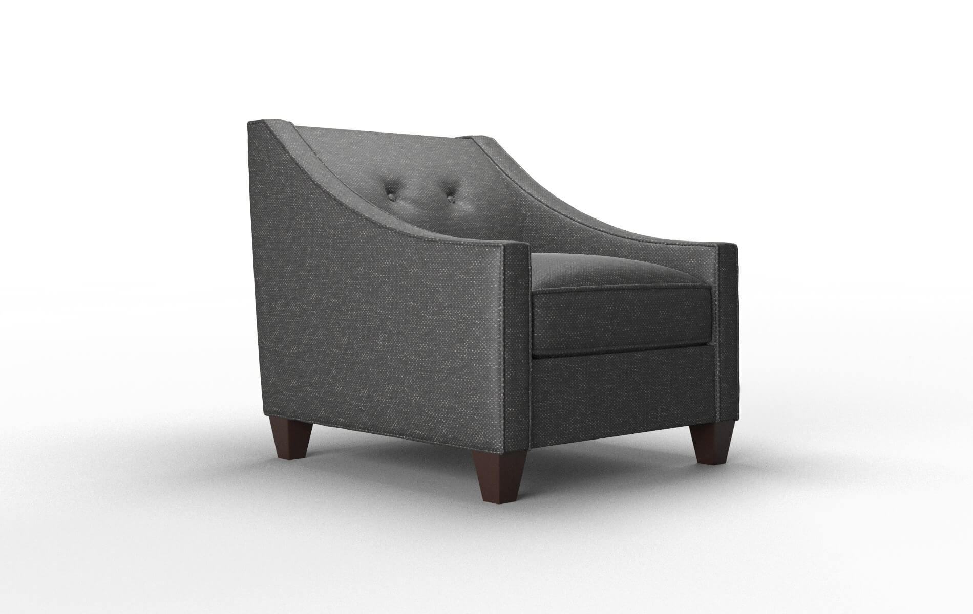 Berlin Chance Denim Chair espresso legs 2