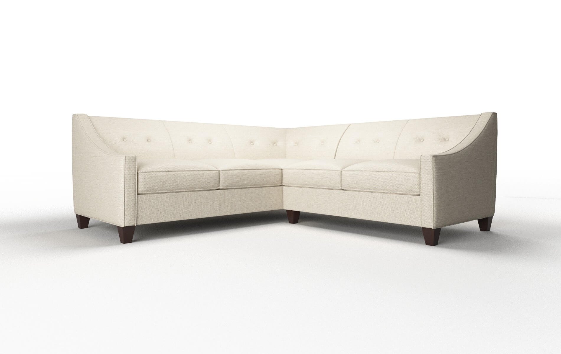 Berlin Chance Sand Sectional espresso legs 1
