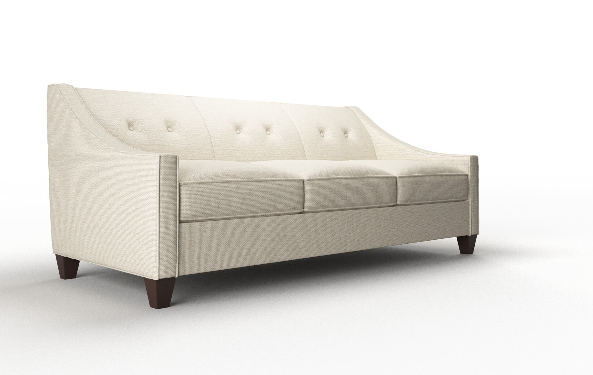 Berlin Chance Sand Sofa espresso legs 2