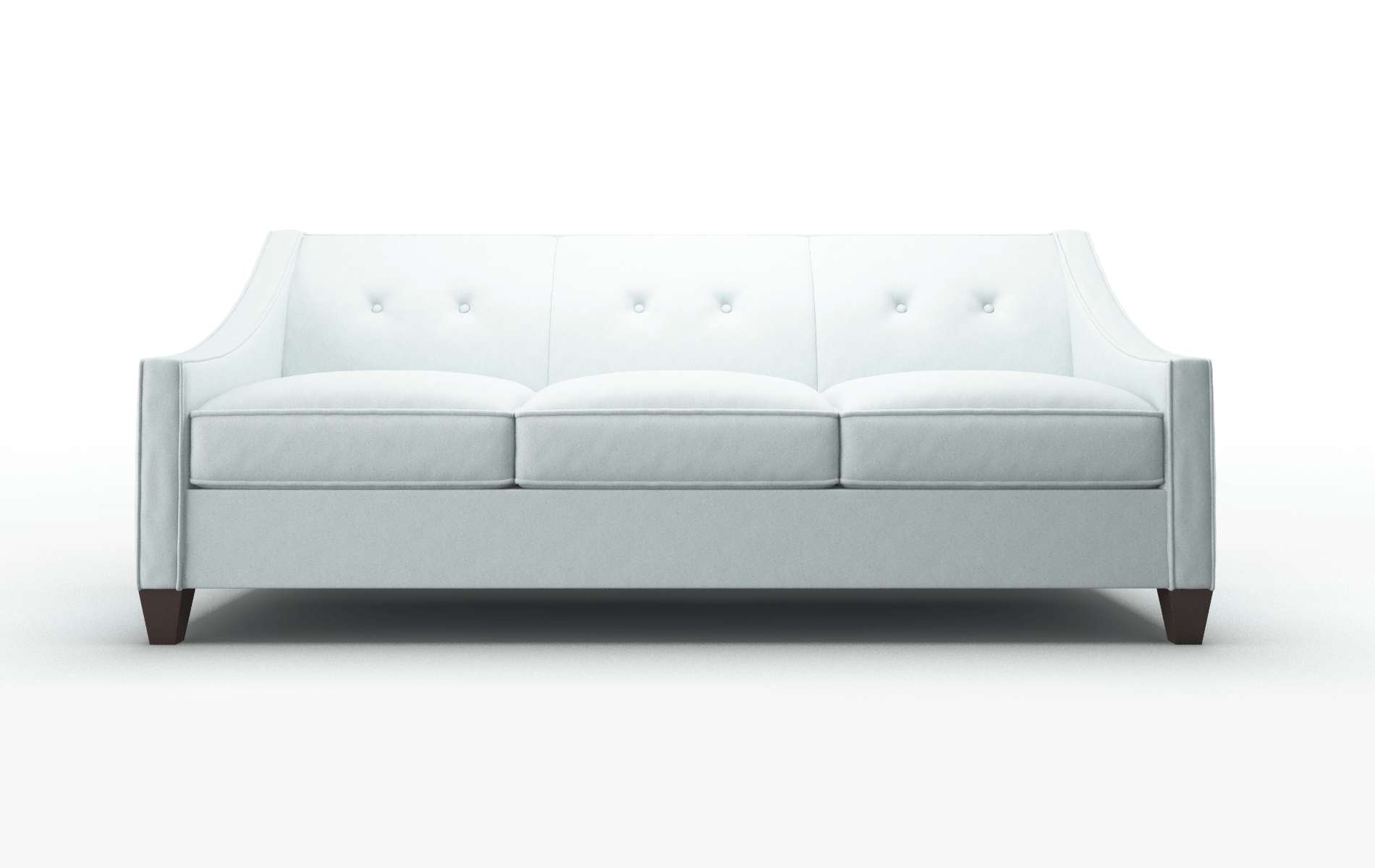 Berlin Clyde Cornflower Sofa espresso legs 1