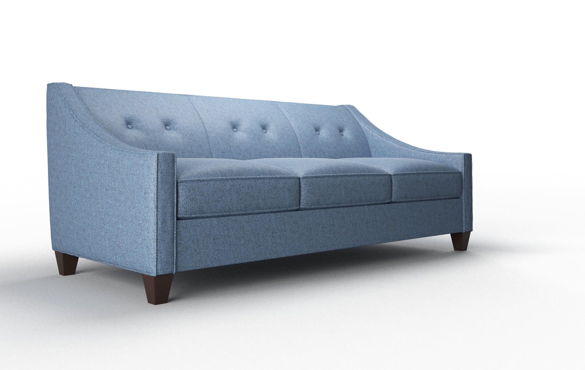 Berlin Clyde Deep_ocean Sofa espresso legs 2