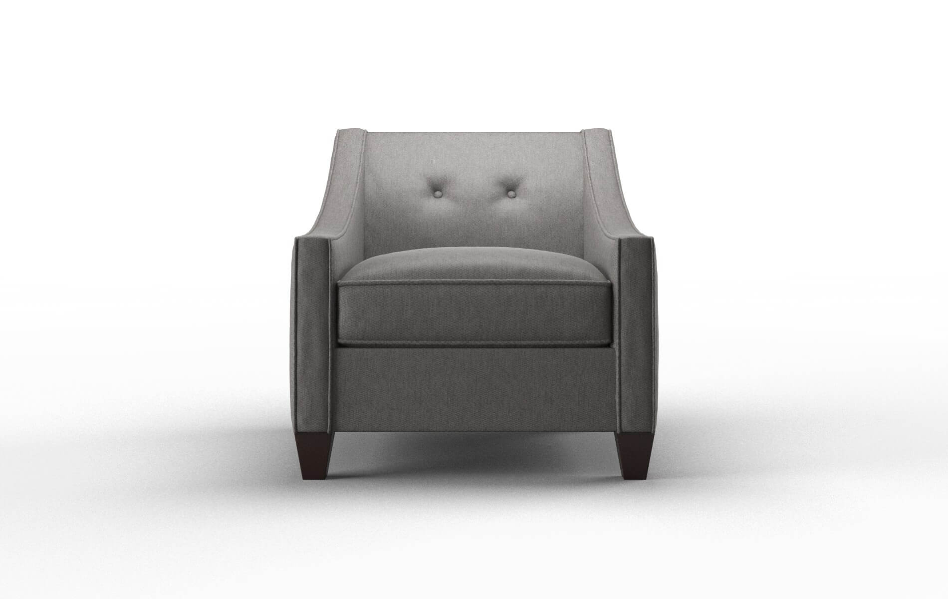 Berlin Cosmo Charcoal Chair espresso legs 1