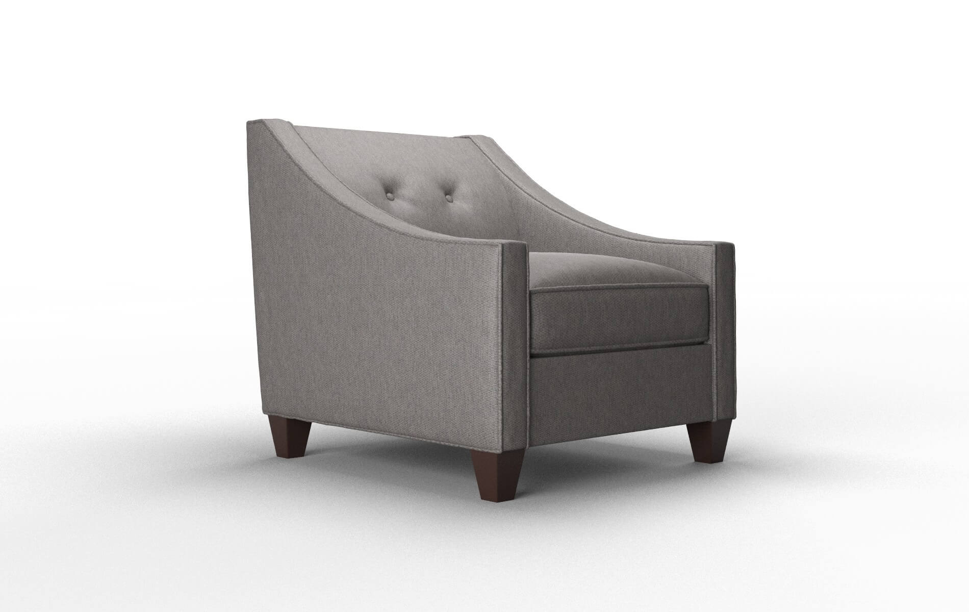 Berlin Cosmo Charcoal Chair espresso legs 2