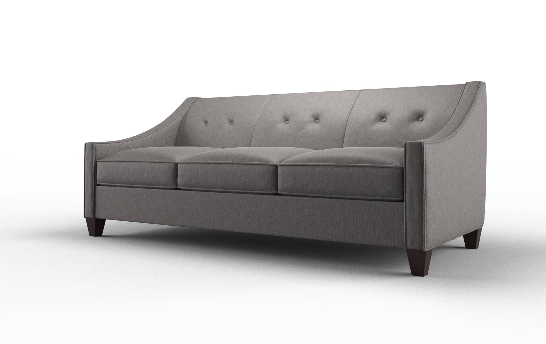 Berlin Cosmo Charcoal Sofa espresso legs 4