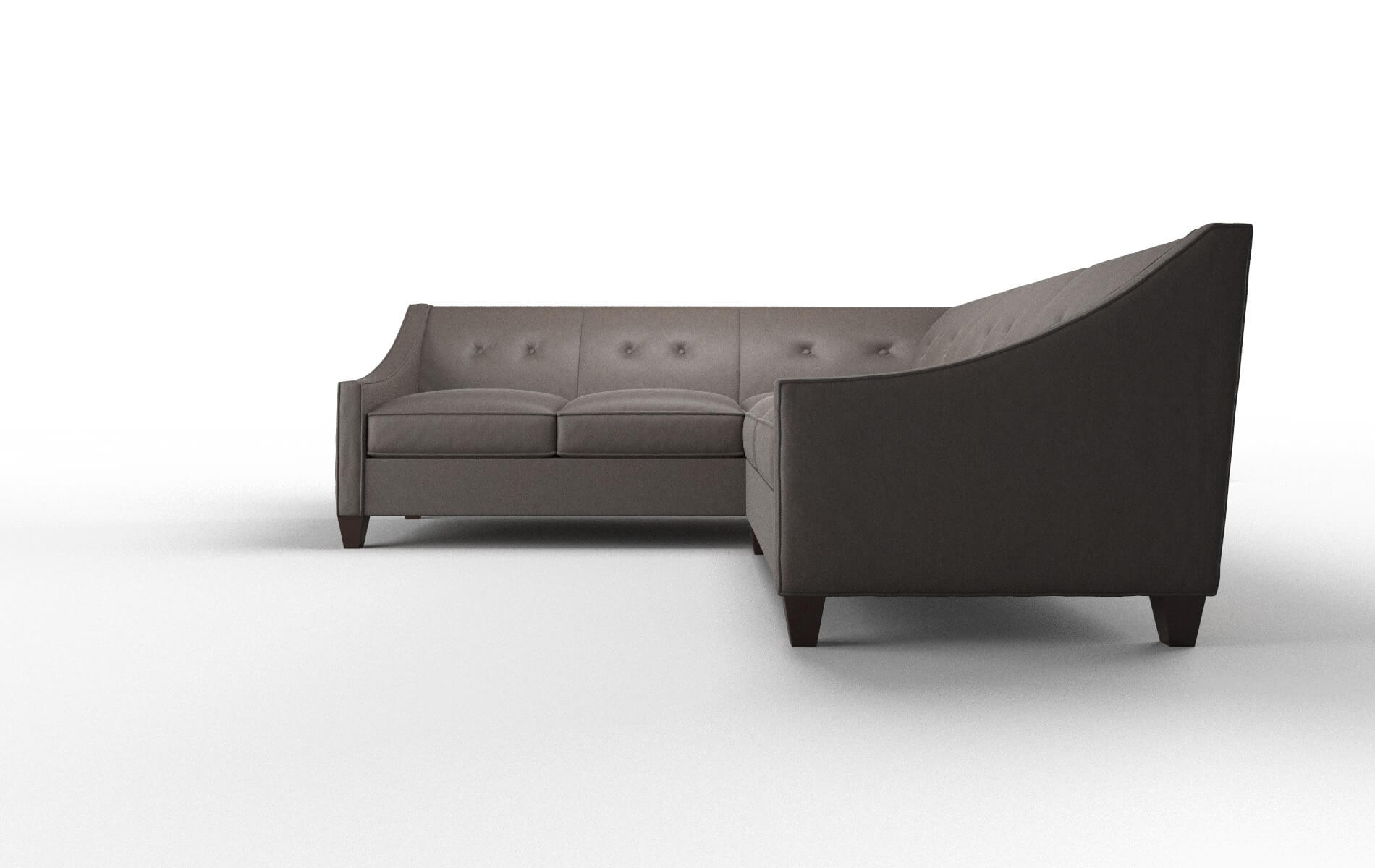 Berlin Cosmo Chocolate Sectional espresso legs 5
